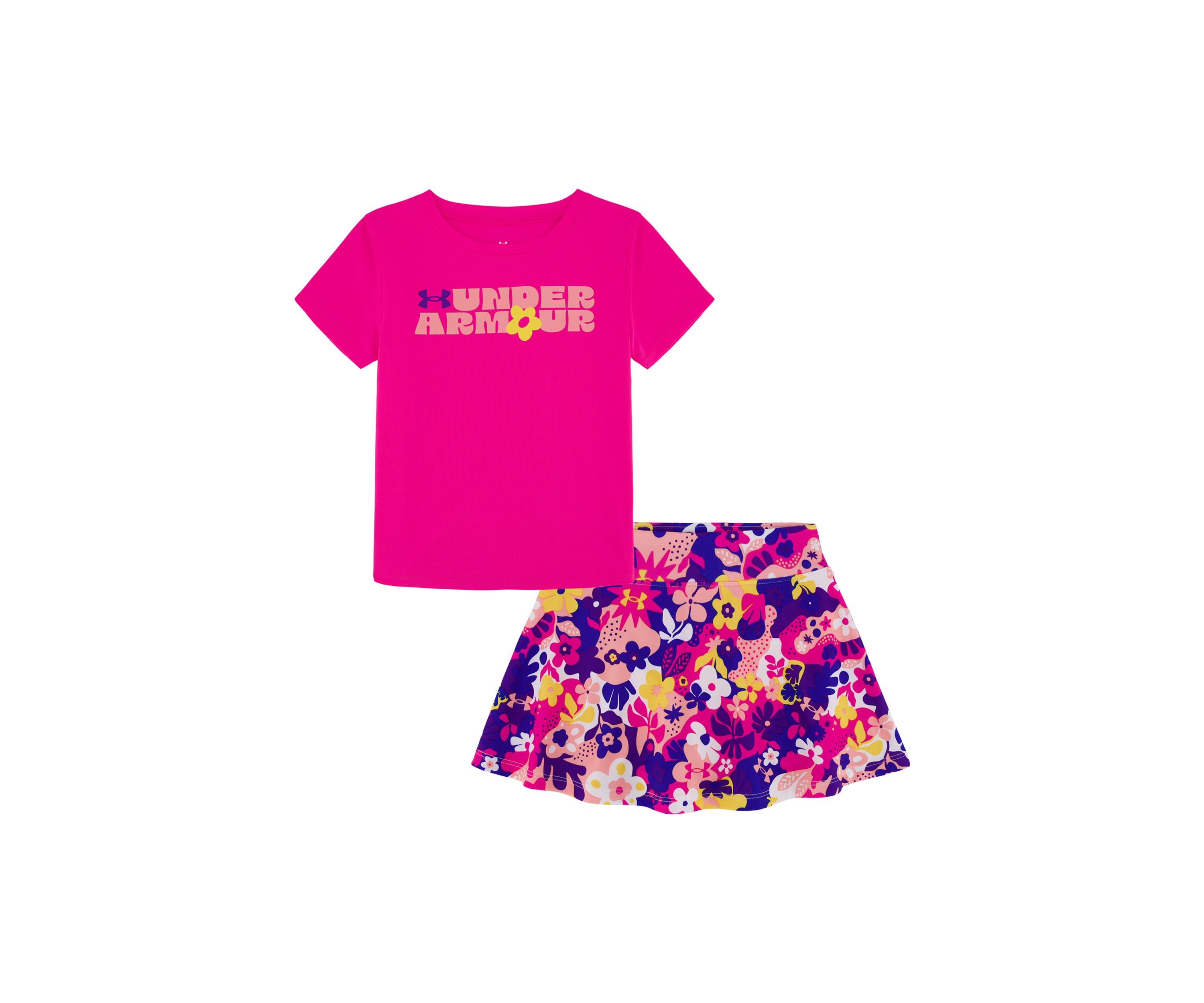 Toddler Girls Graphic T-Shirt and Skort Set