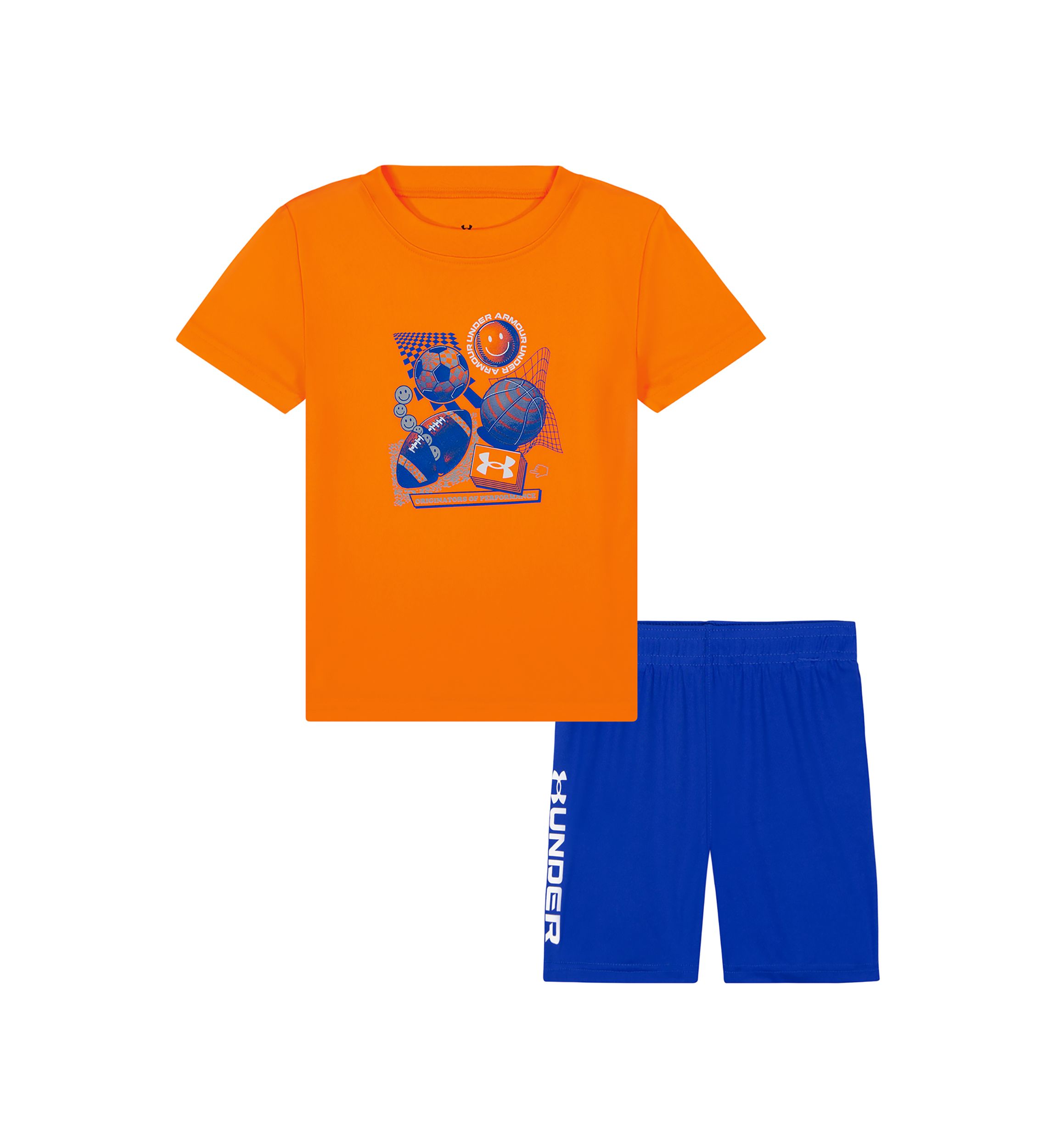 Baby Boys Tech Sports Graphic T-Shirt and Shorts Set