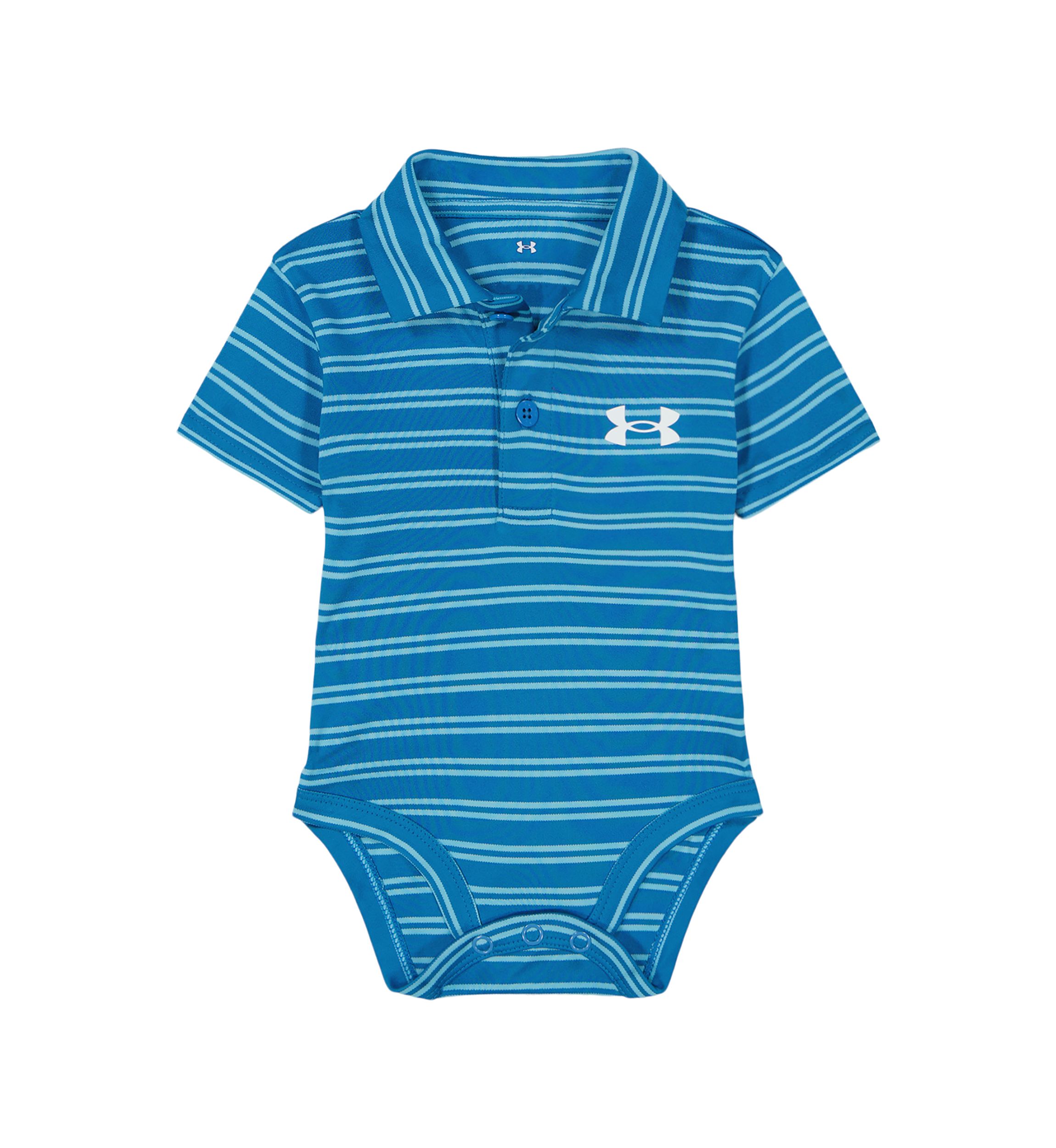 Baby Boys Stripe Polo Bodysuit