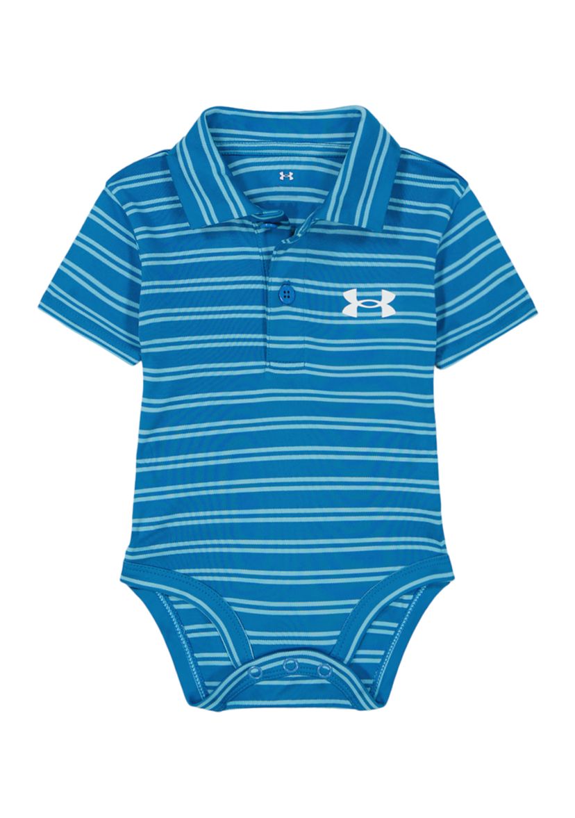 Baby Boys Stripe Polo Bodysuit