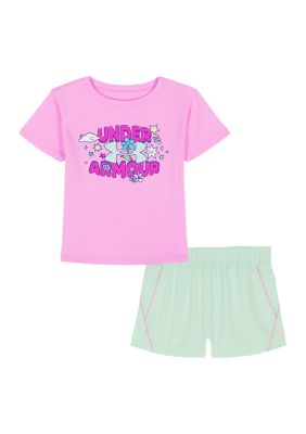 Under Armour Toddler Girls Shirt and Shorts Set