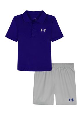Under Armour Toddler Boys Polo Shorts Set, 4T