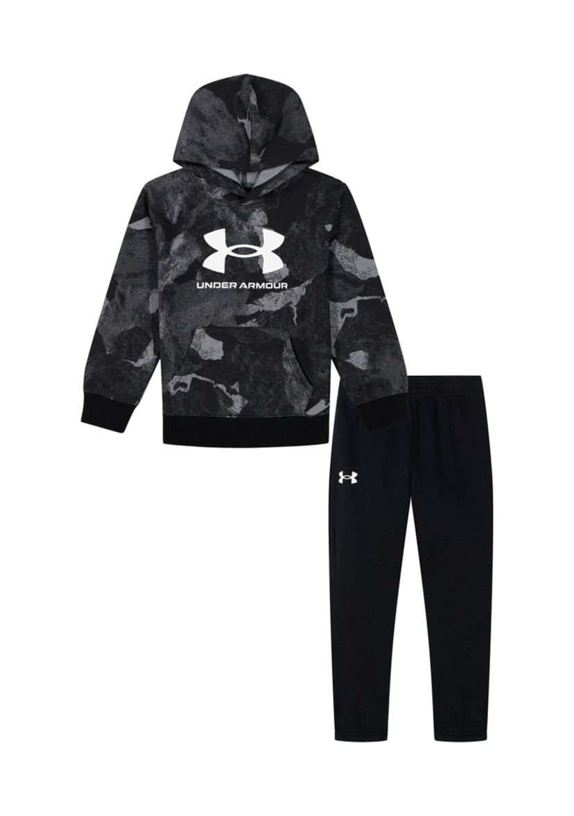Baby Boys Printed Hoodie and Joggers Set
