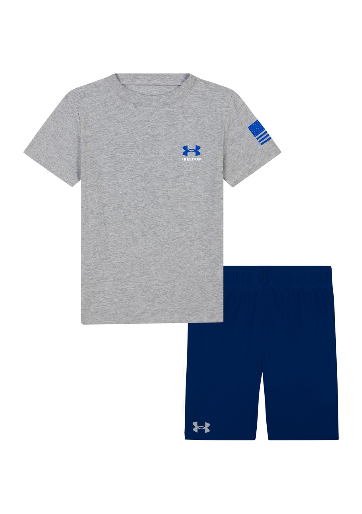 Baby Boys Freedom Flag Graphic T-Shirt and Shorts Set