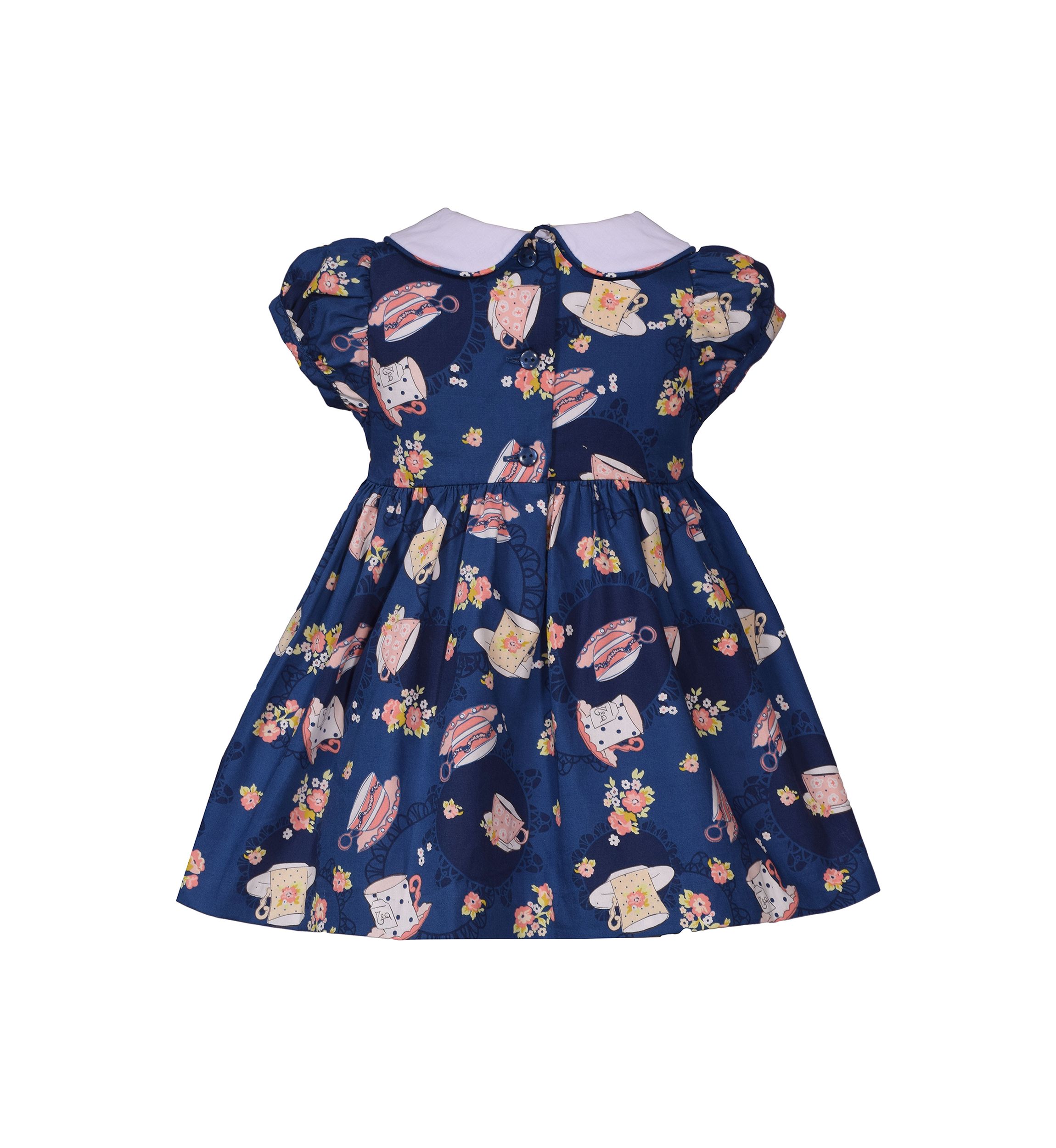 Toddler Girls Tea Party Smocked Dress