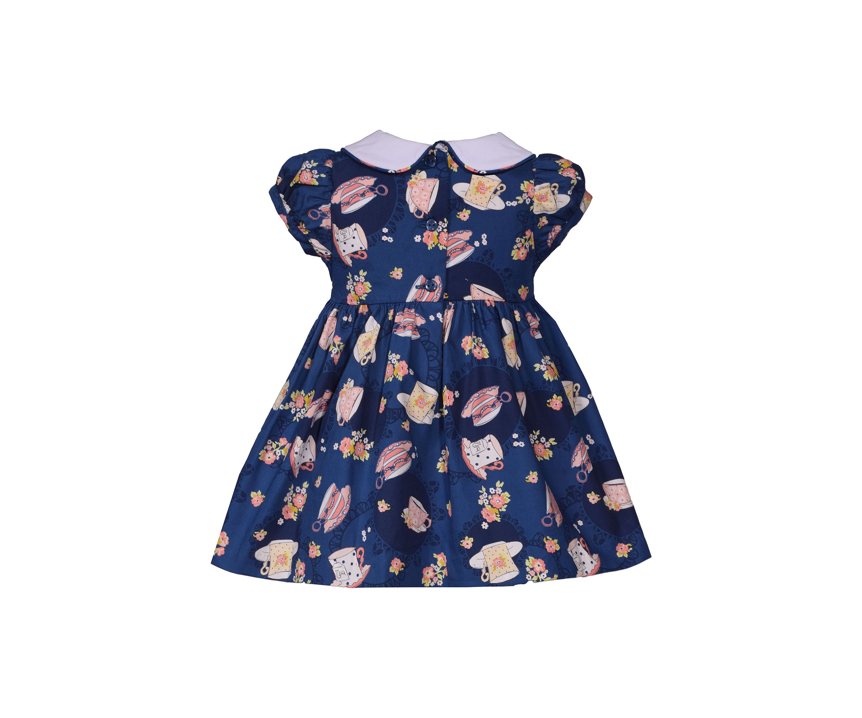 Toddler Girls Tea Party Smocked Dress