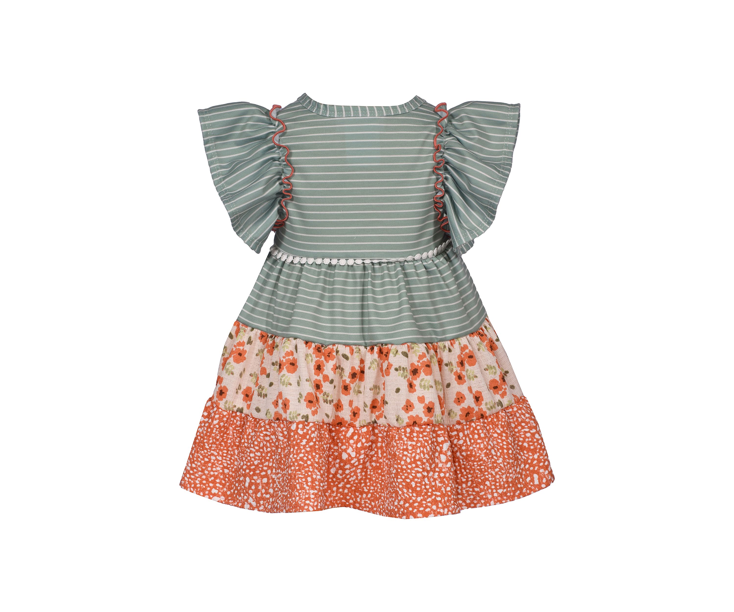 Toddler Girls Mash Up Printed Dress