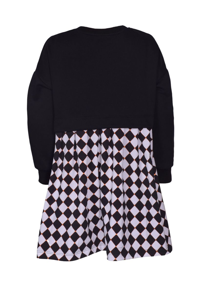 Toddler Girls Long Sleeve Pumpkin Dress