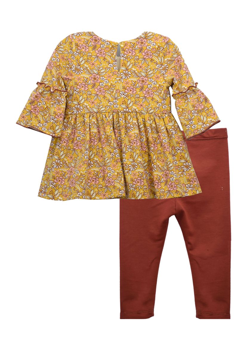 Baby Girls   Floral Set with Headband 
