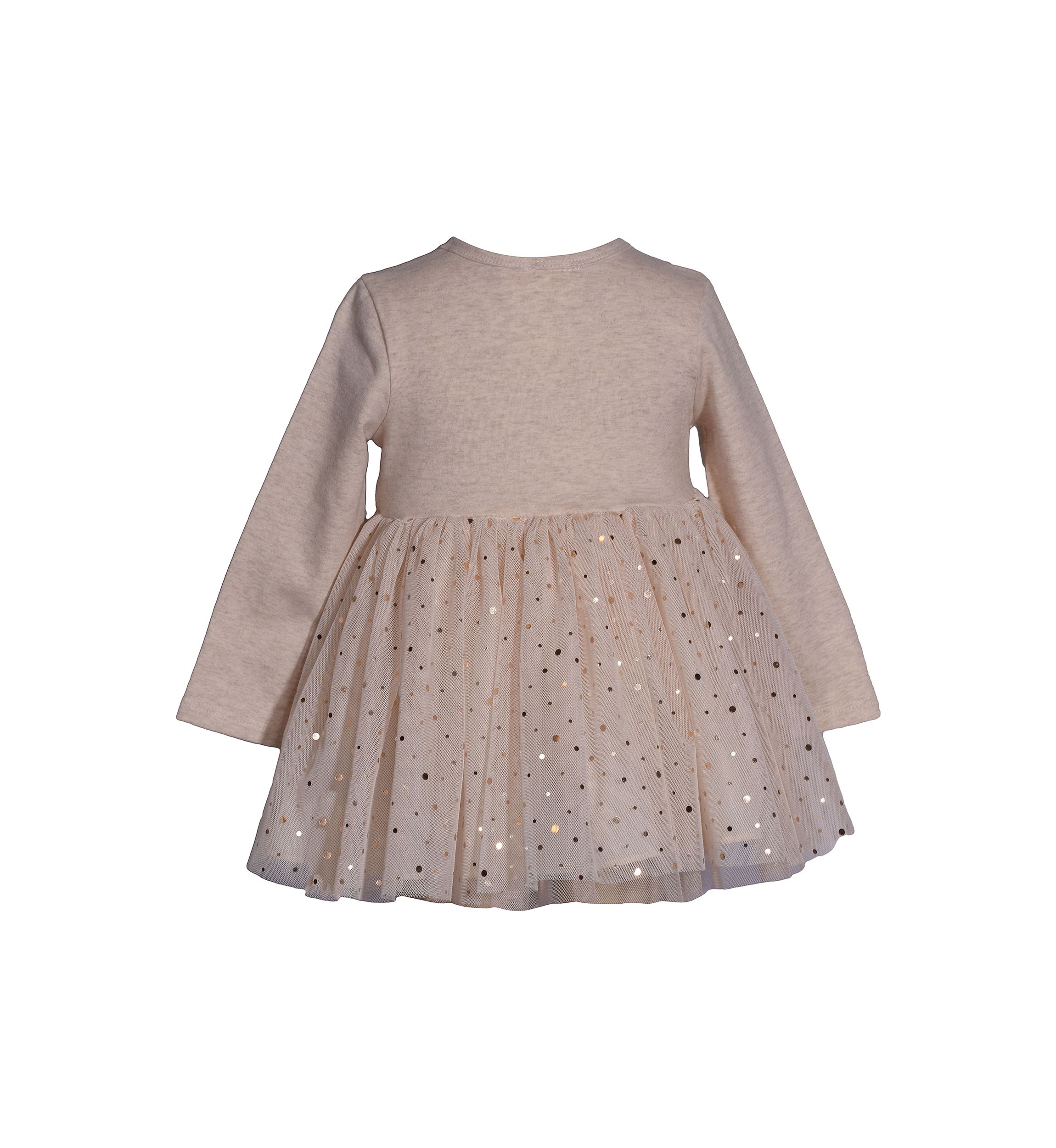 Baby Girls Pumpkin Appliqué Ballerina Dress
