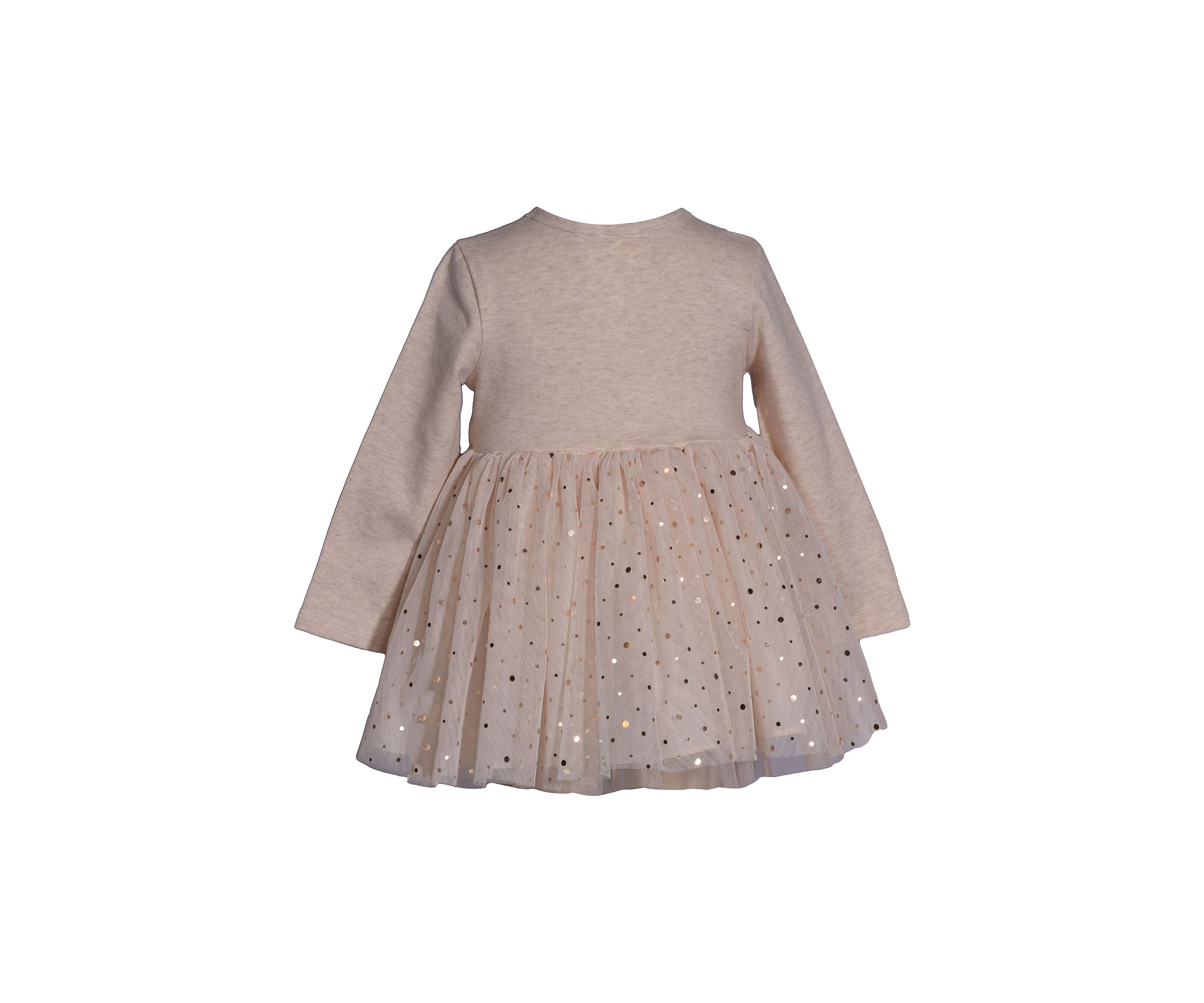 Baby Girls Pumpkin Appliqué Ballerina Dress