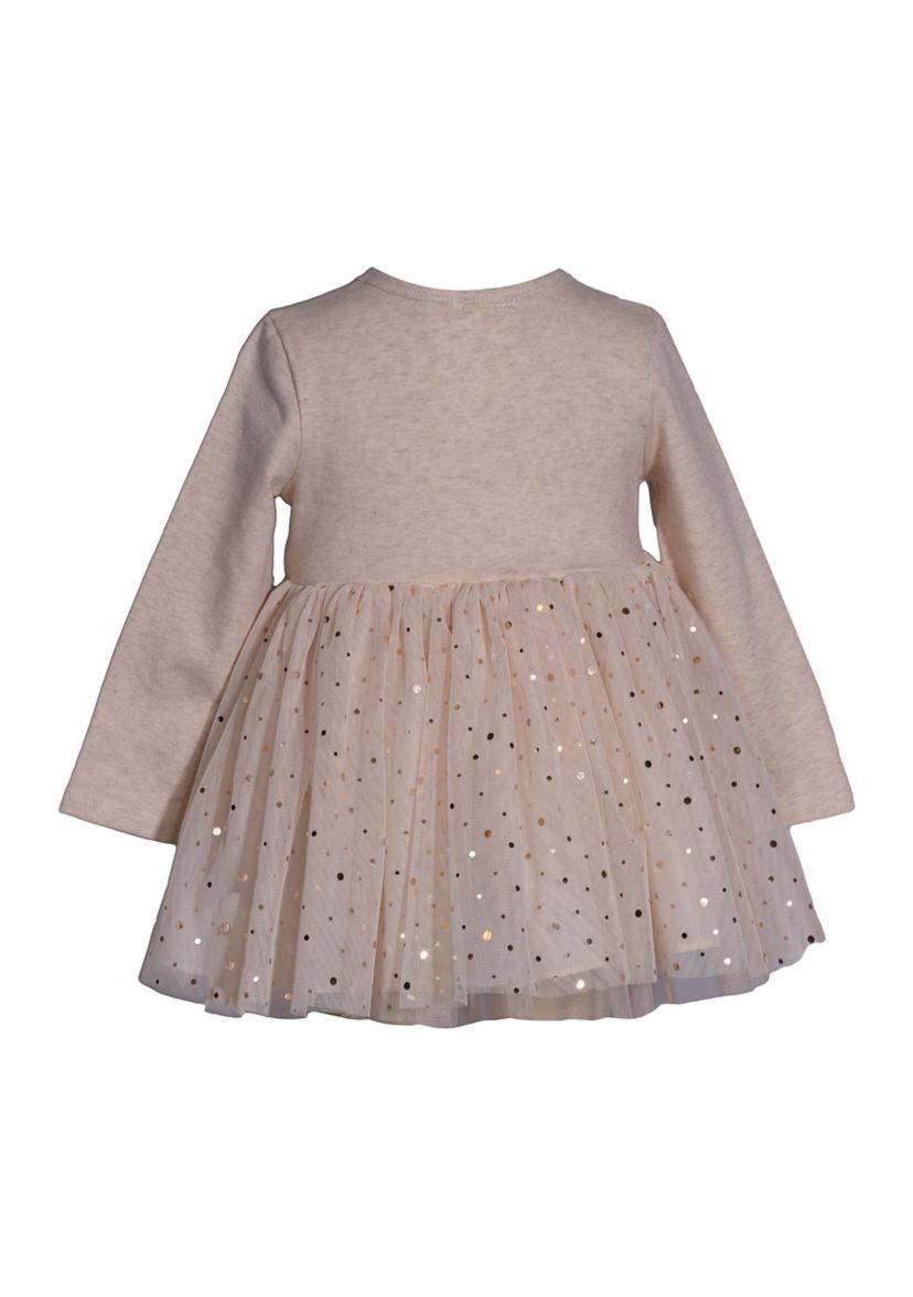 Baby Girls Pumpkin Appliqué Ballerina Dress