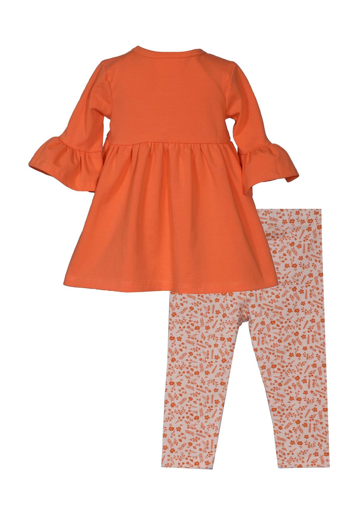 Toddler Girls Triple Pumpkin Top and Leggings Set
