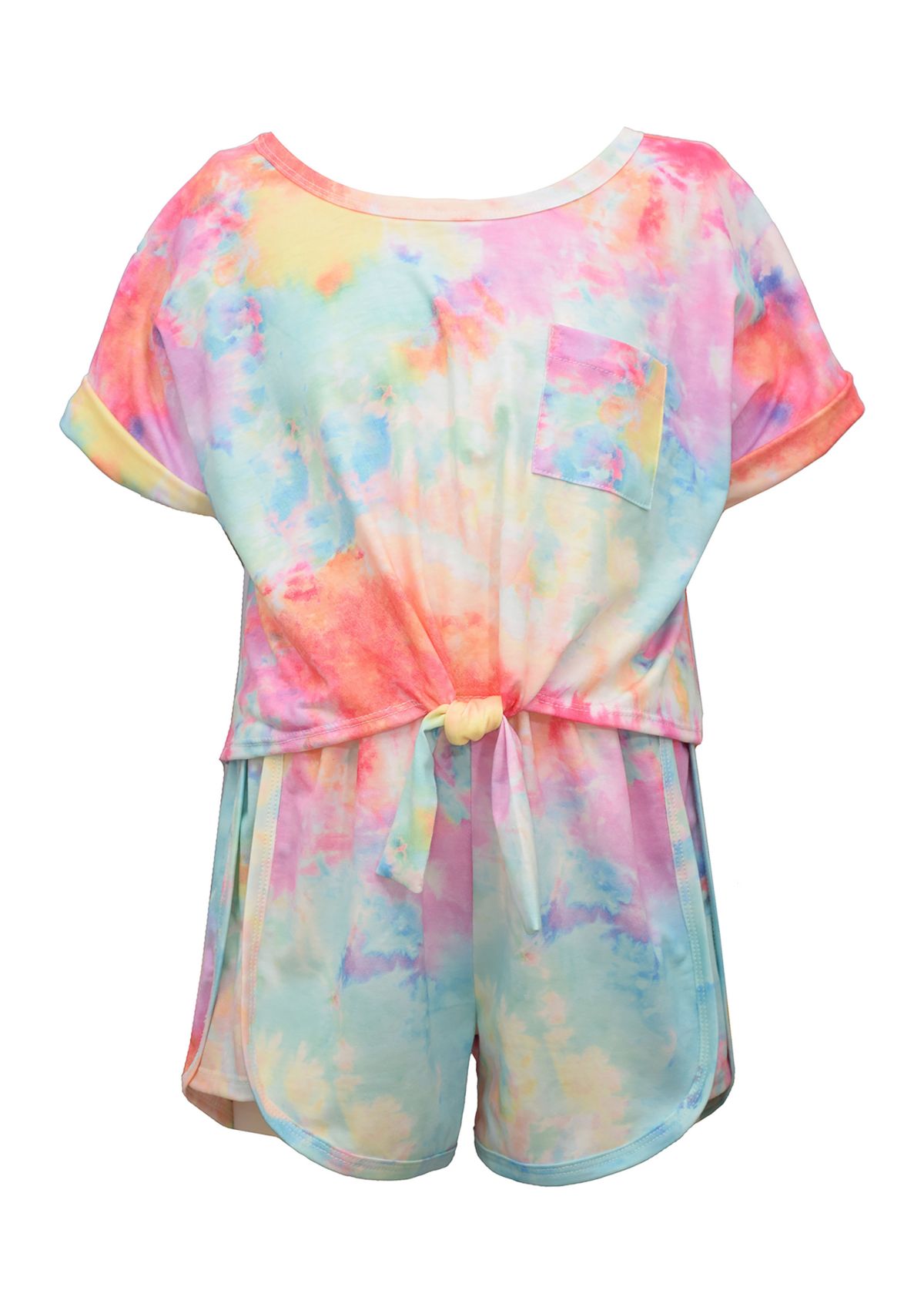 Toddler Girls Tie Dye Short Set
