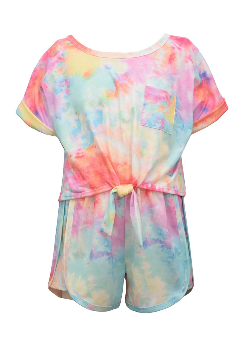 Toddler Girls Tie Dye Short Set