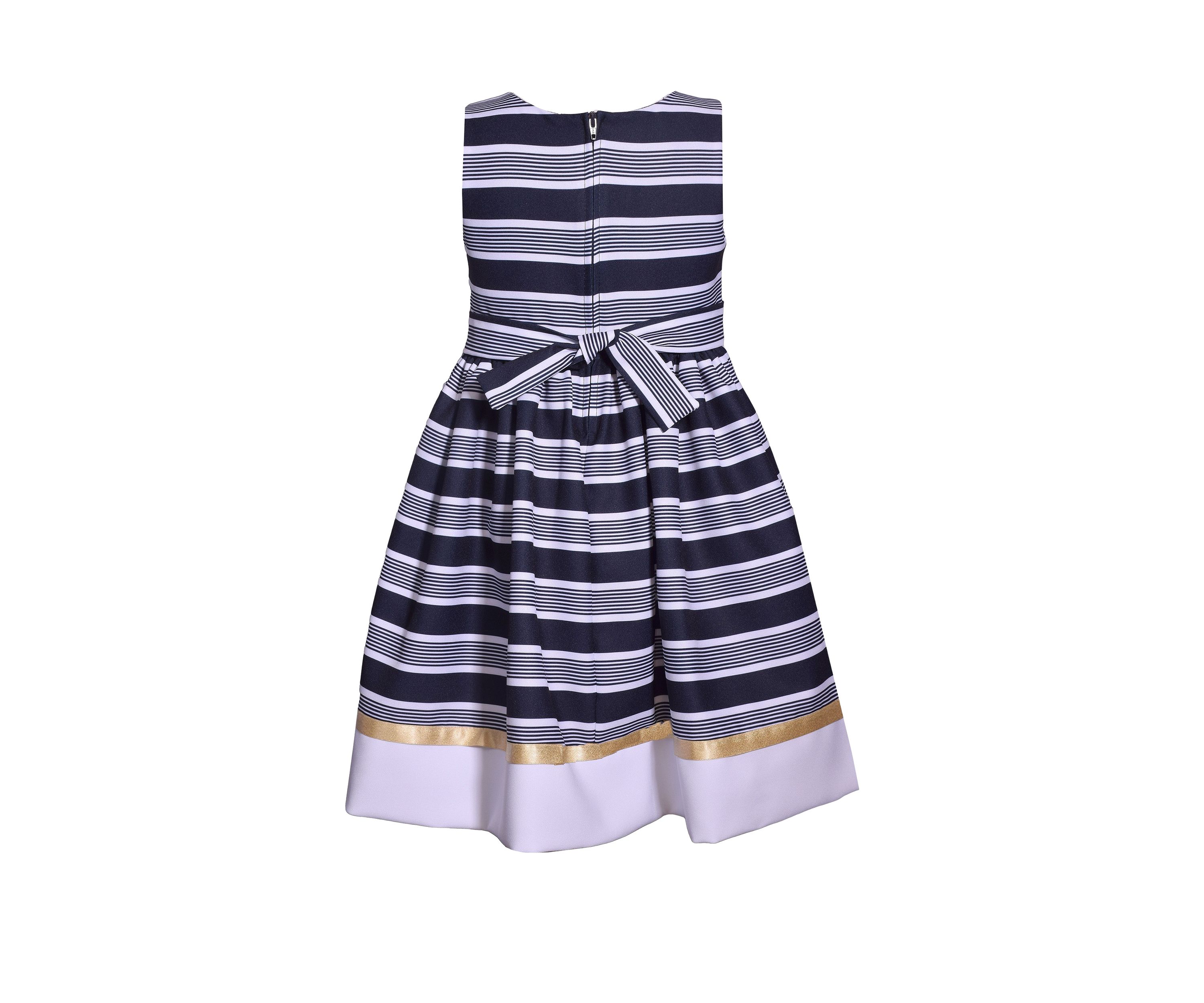 Toddler Girls Nautical Stripe Dress