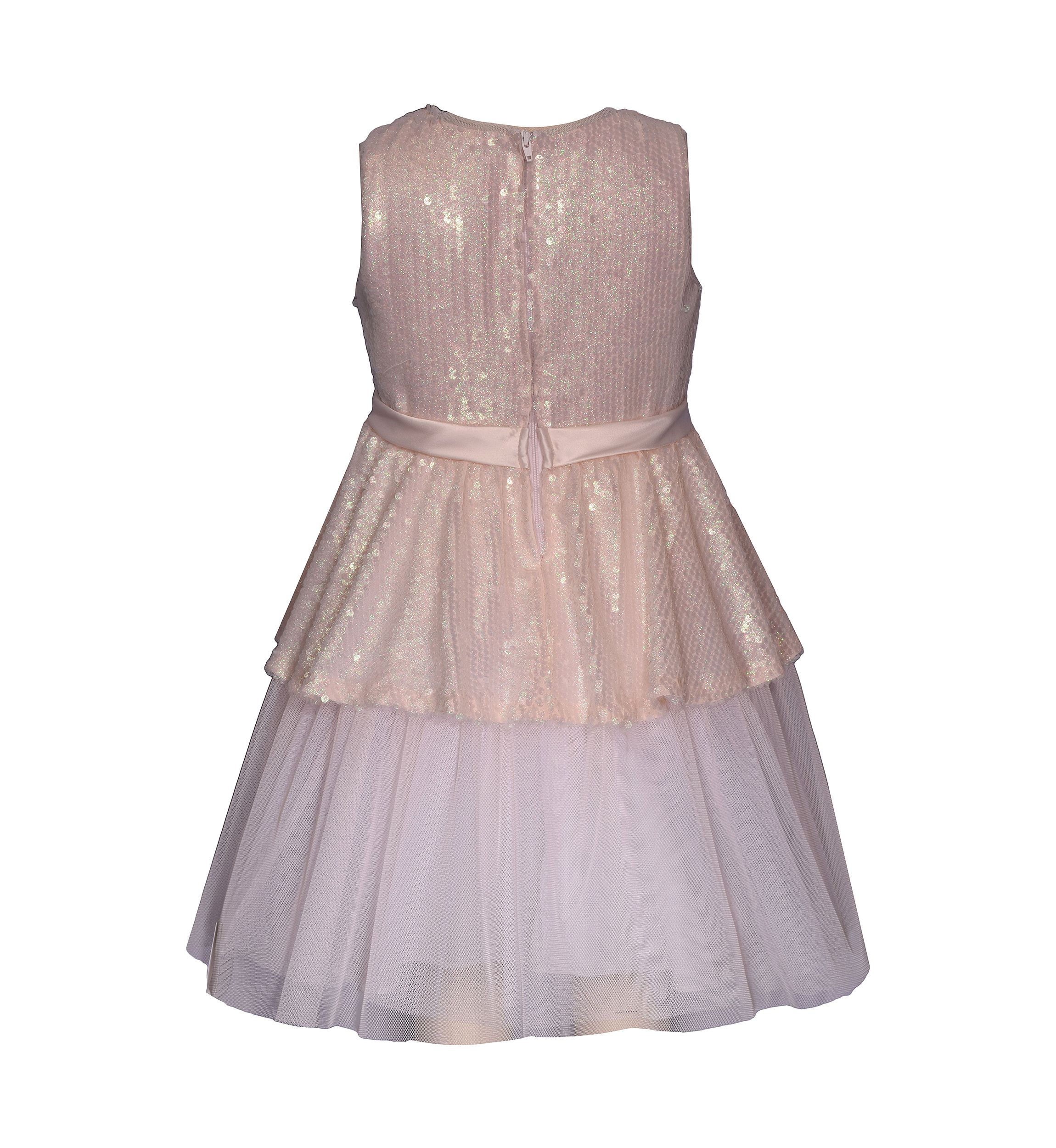 Toddler Girls Sequin Peplum Dress