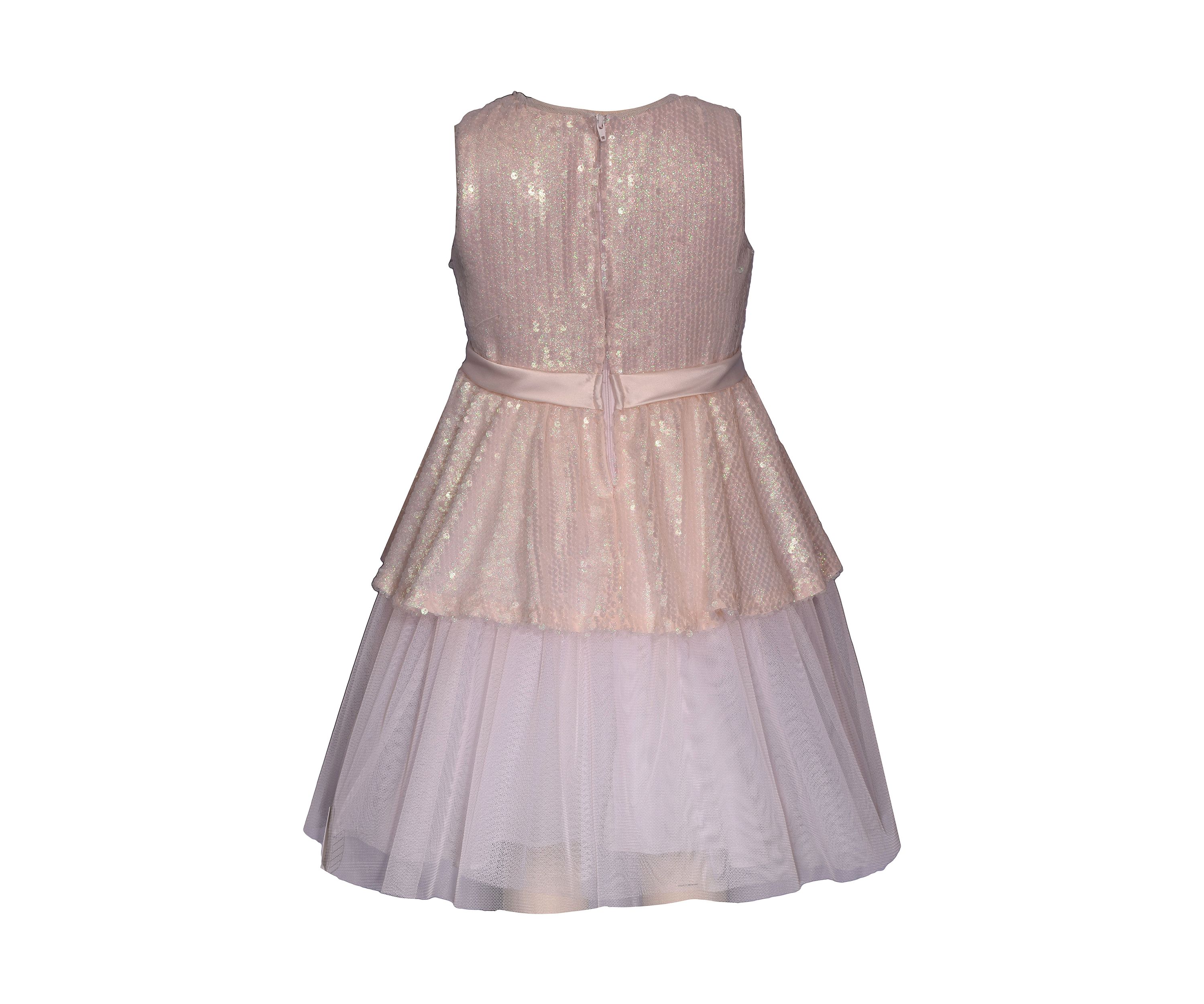 Toddler Girls Sequin Peplum Dress
