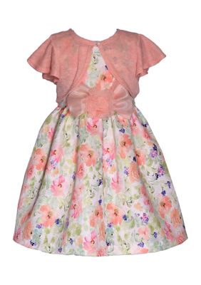 Toddler Girls Dresses Floral Embroidered More