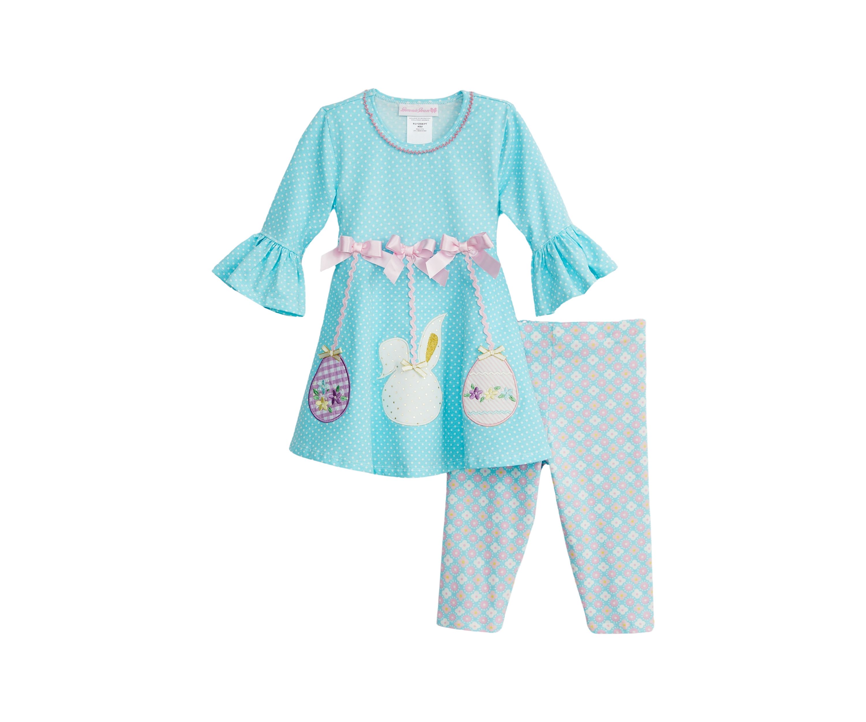 Toddler Girls Bunny Top and Capri Leggings Set