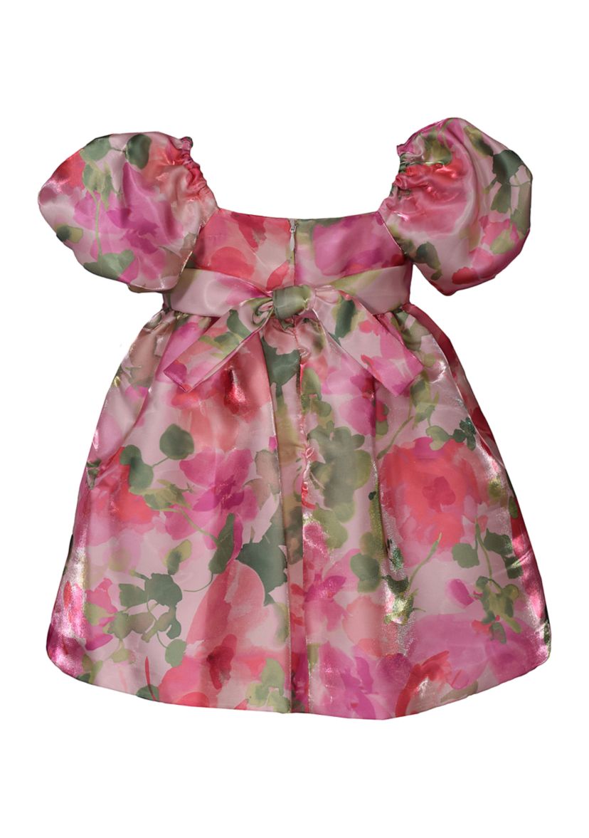 Toddler Girls Floral Printed Party Dress
