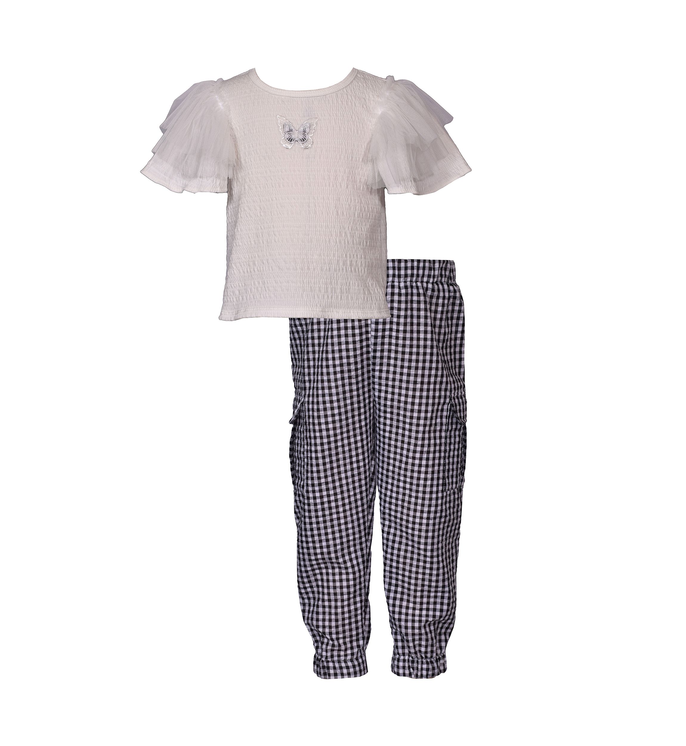Toddler Girls Butterfly Top and Leggings Set