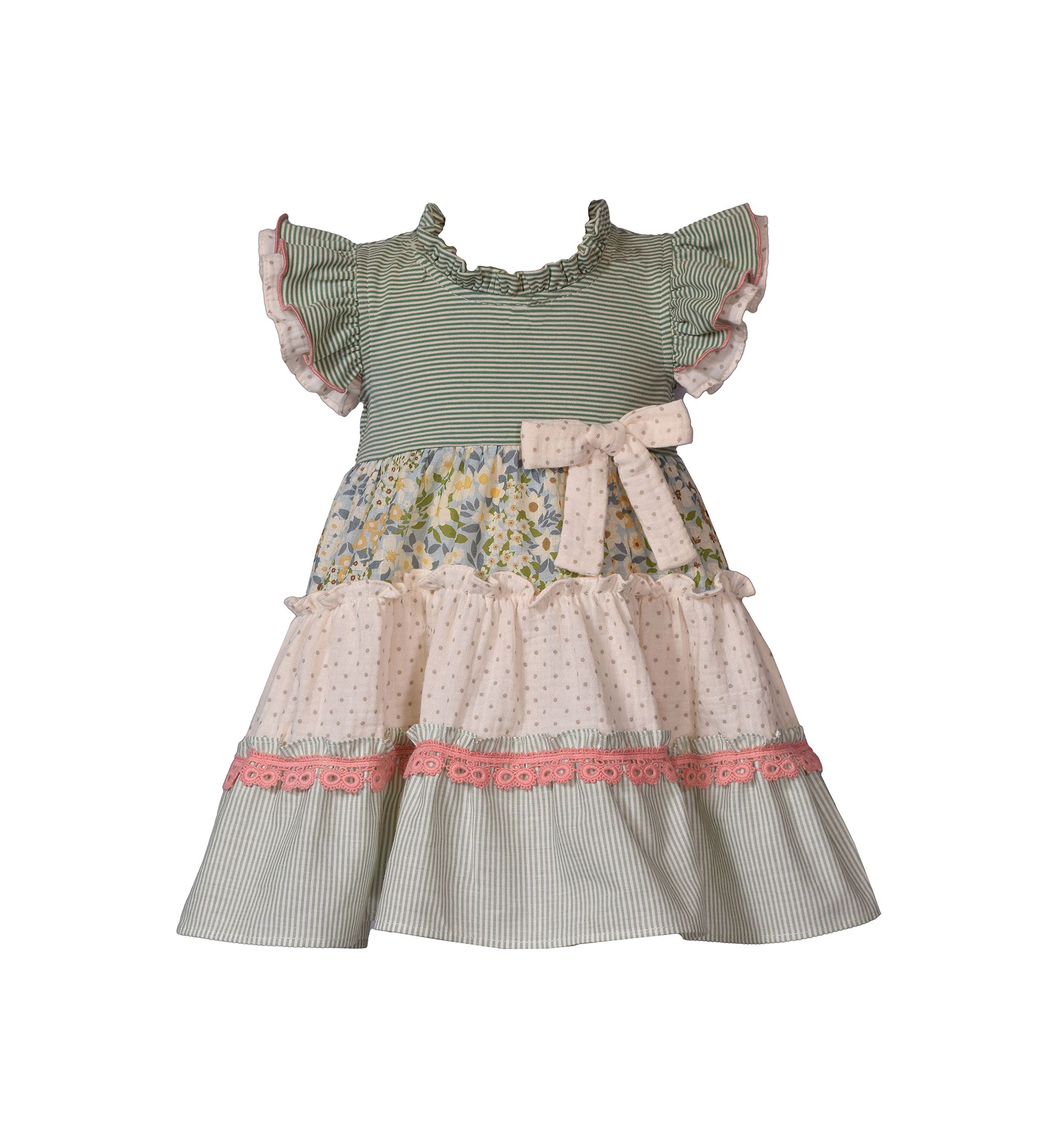 Toddler Girls Mixed Printed Dress