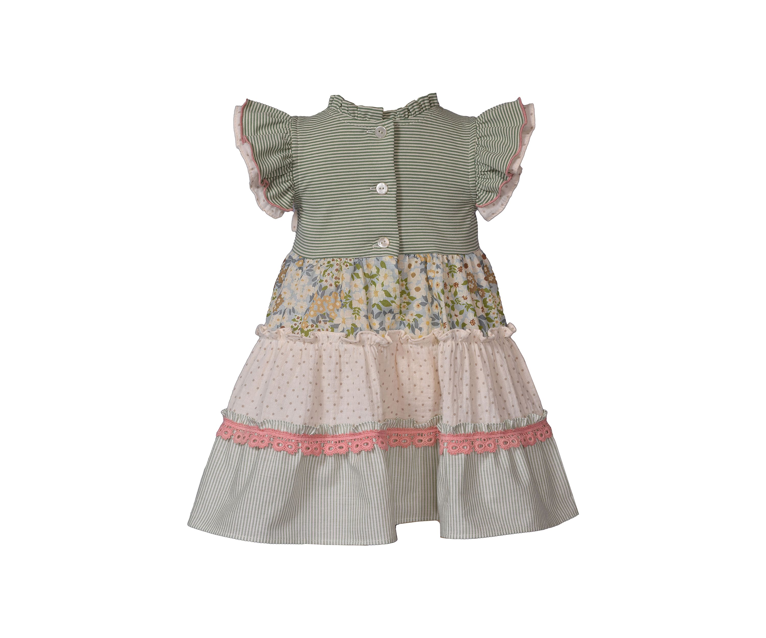 Toddler Girls Mixed Printed Dress