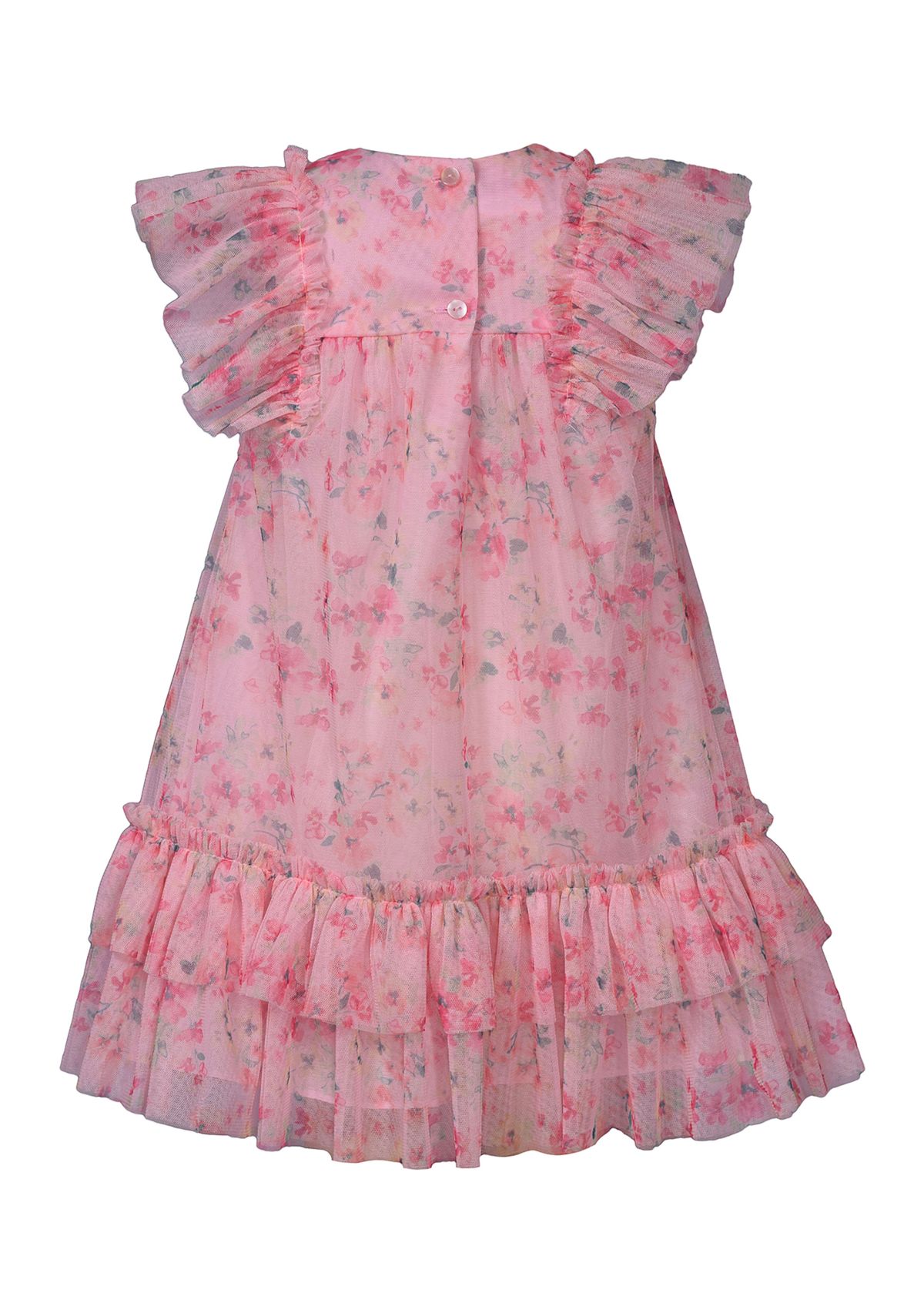 Toddler Girls Floral Mesh Float Dress