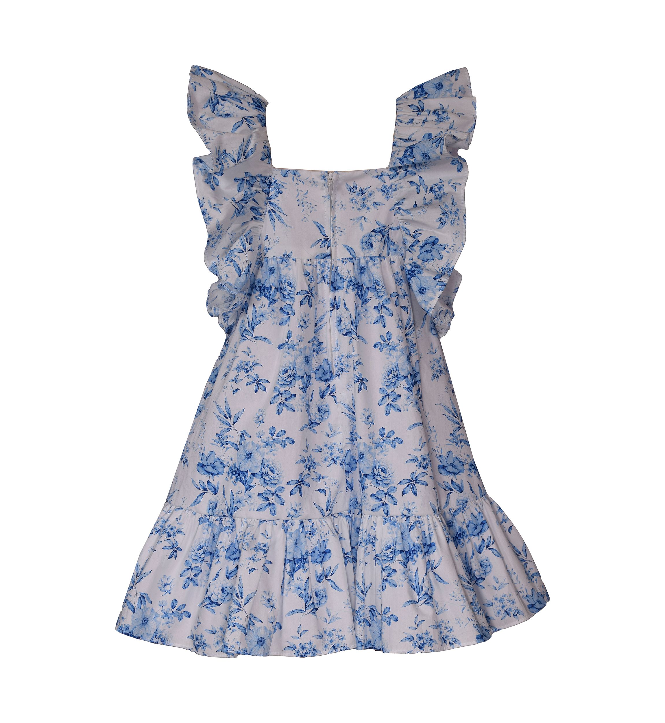 Toddler Girls Printed Toile Dress