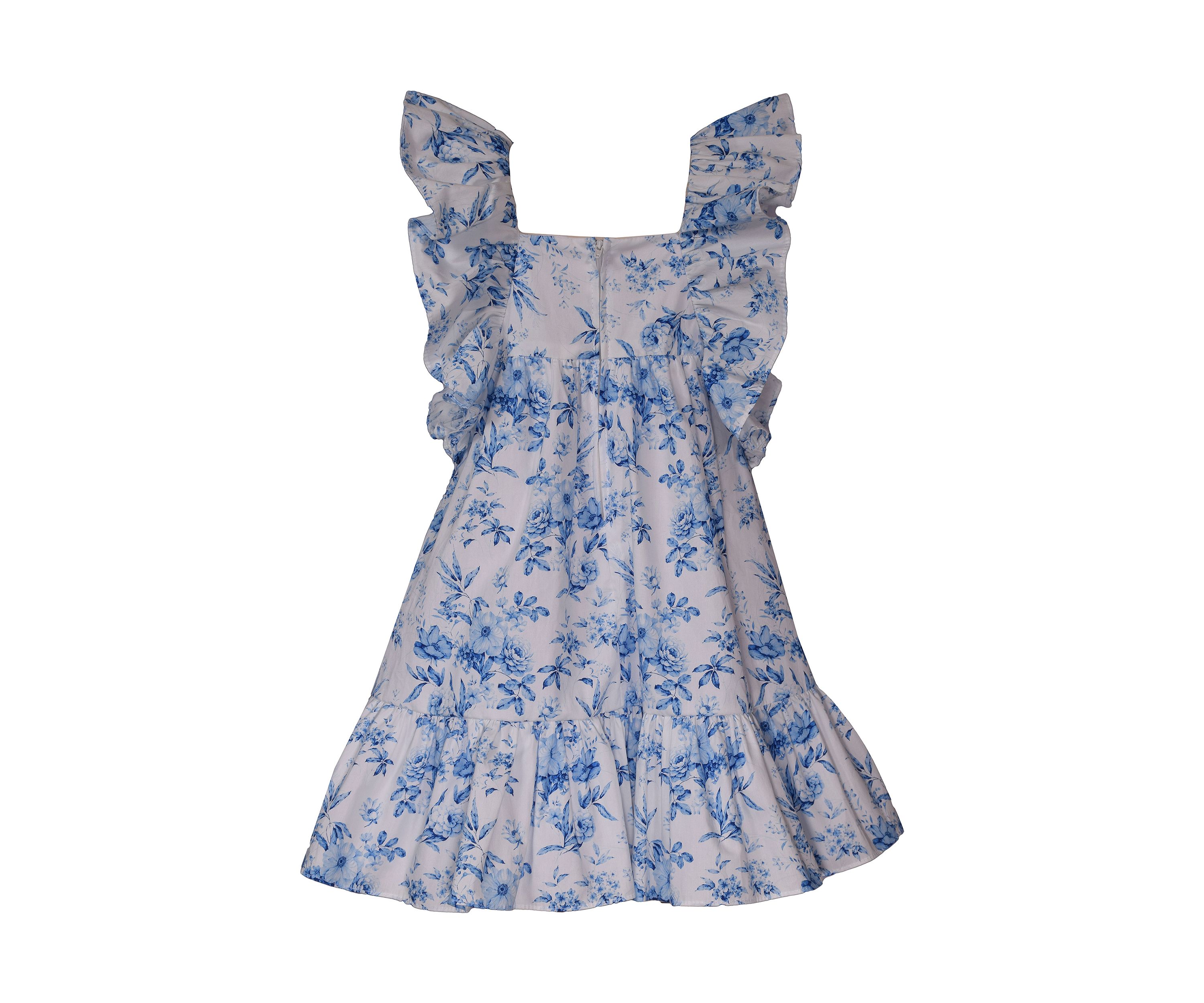 Toddler Girls Printed Toile Dress