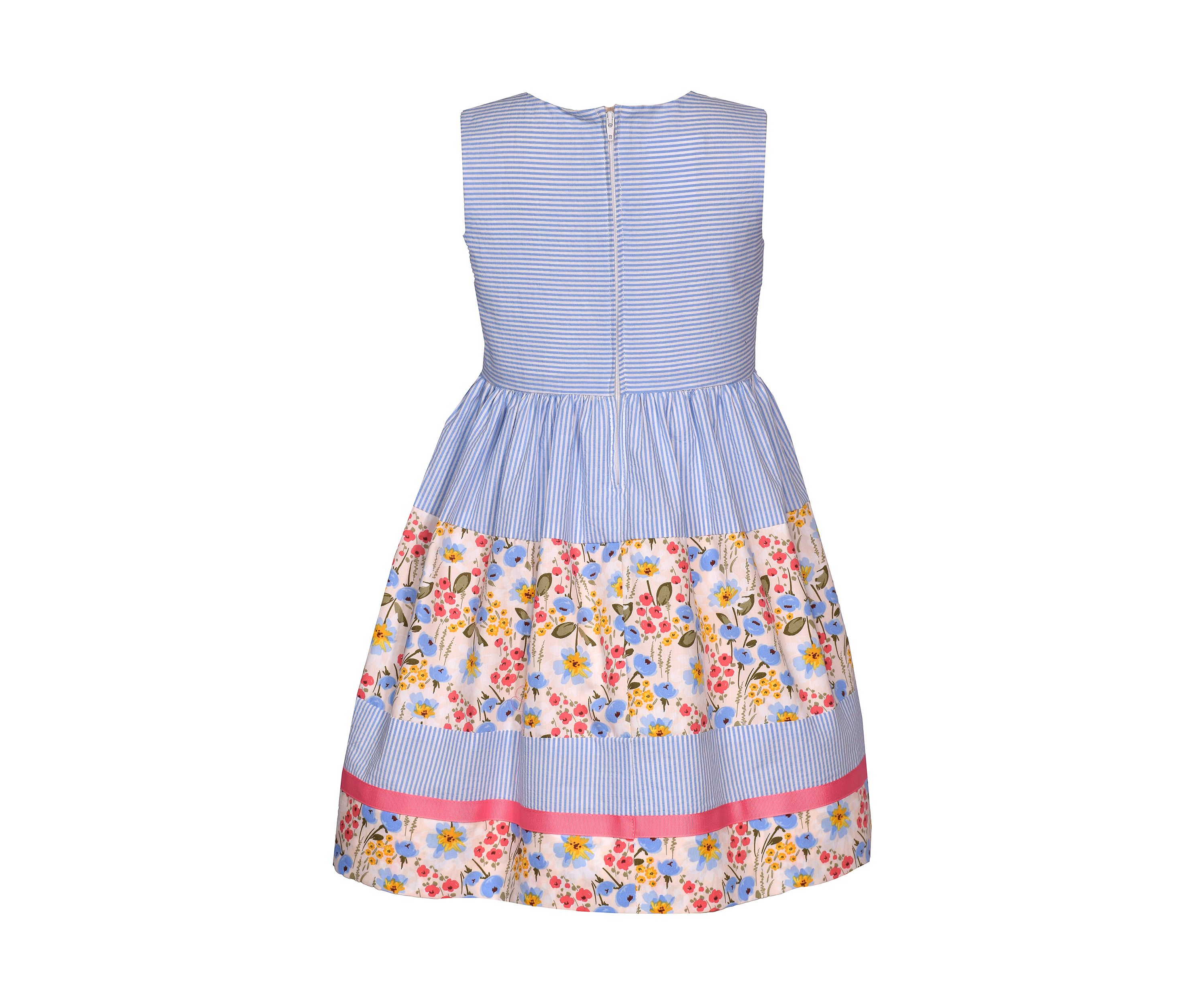 Toddler Girls Sleeveless Mixed Printed Dress