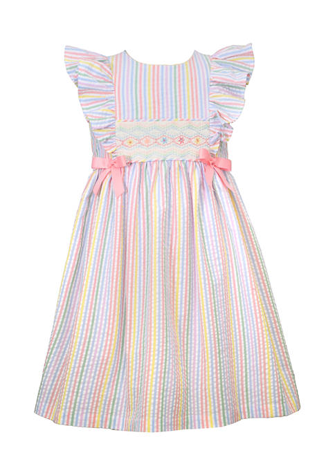 Bonnie Jean Toddler Girls Sleeveless Seersucker Dress