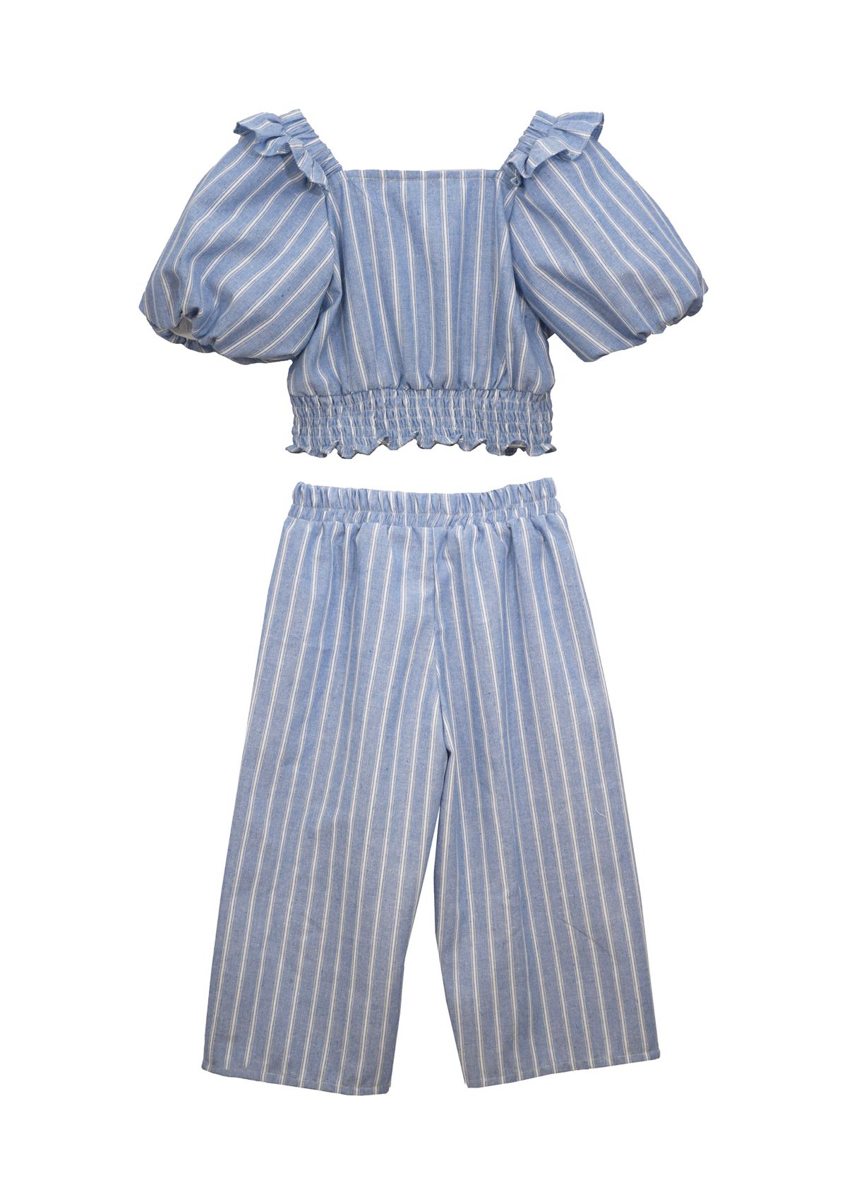 Toddler Girls Striped Jumper Set