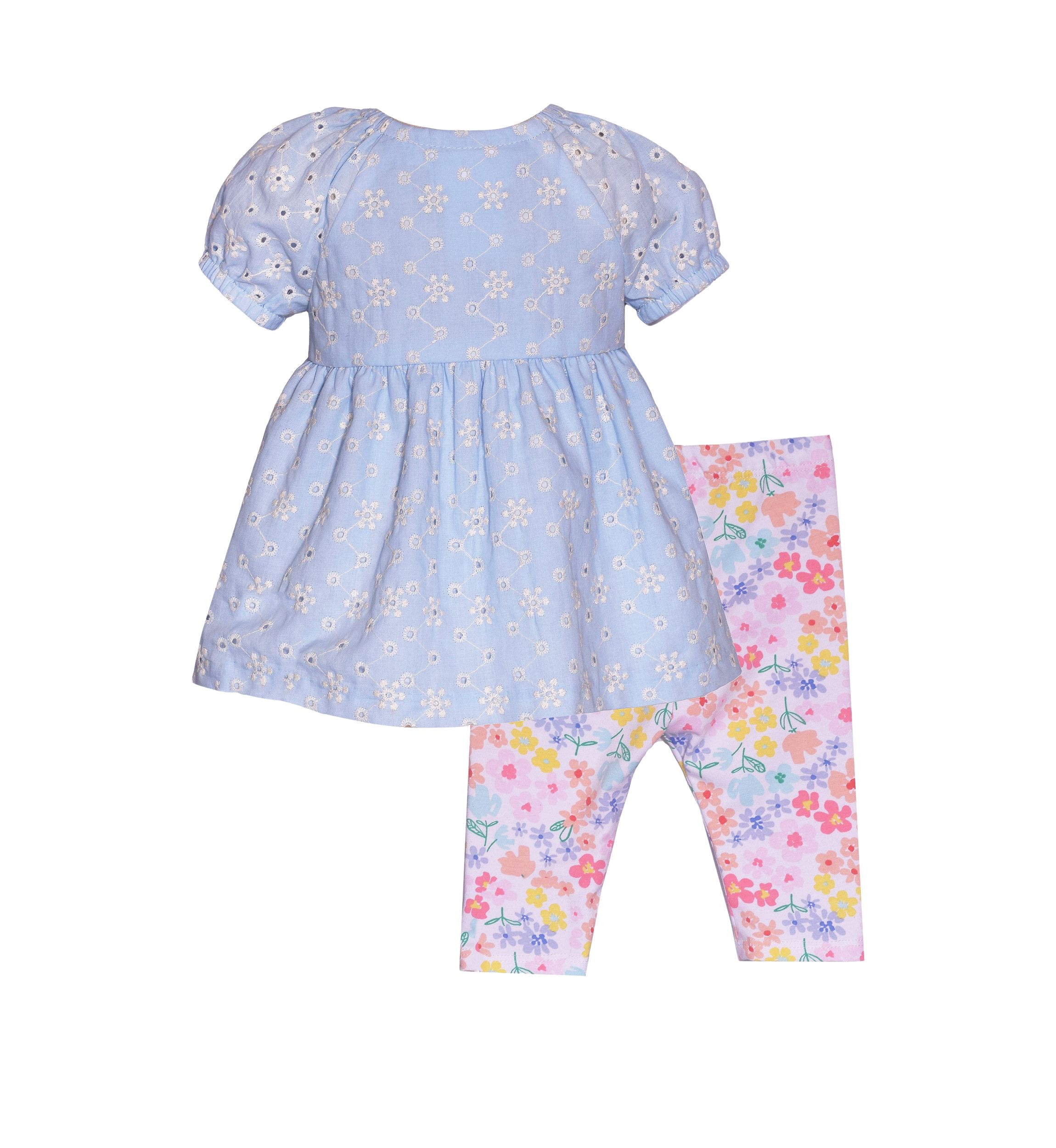Baby Girls Embroidered Gauze Top