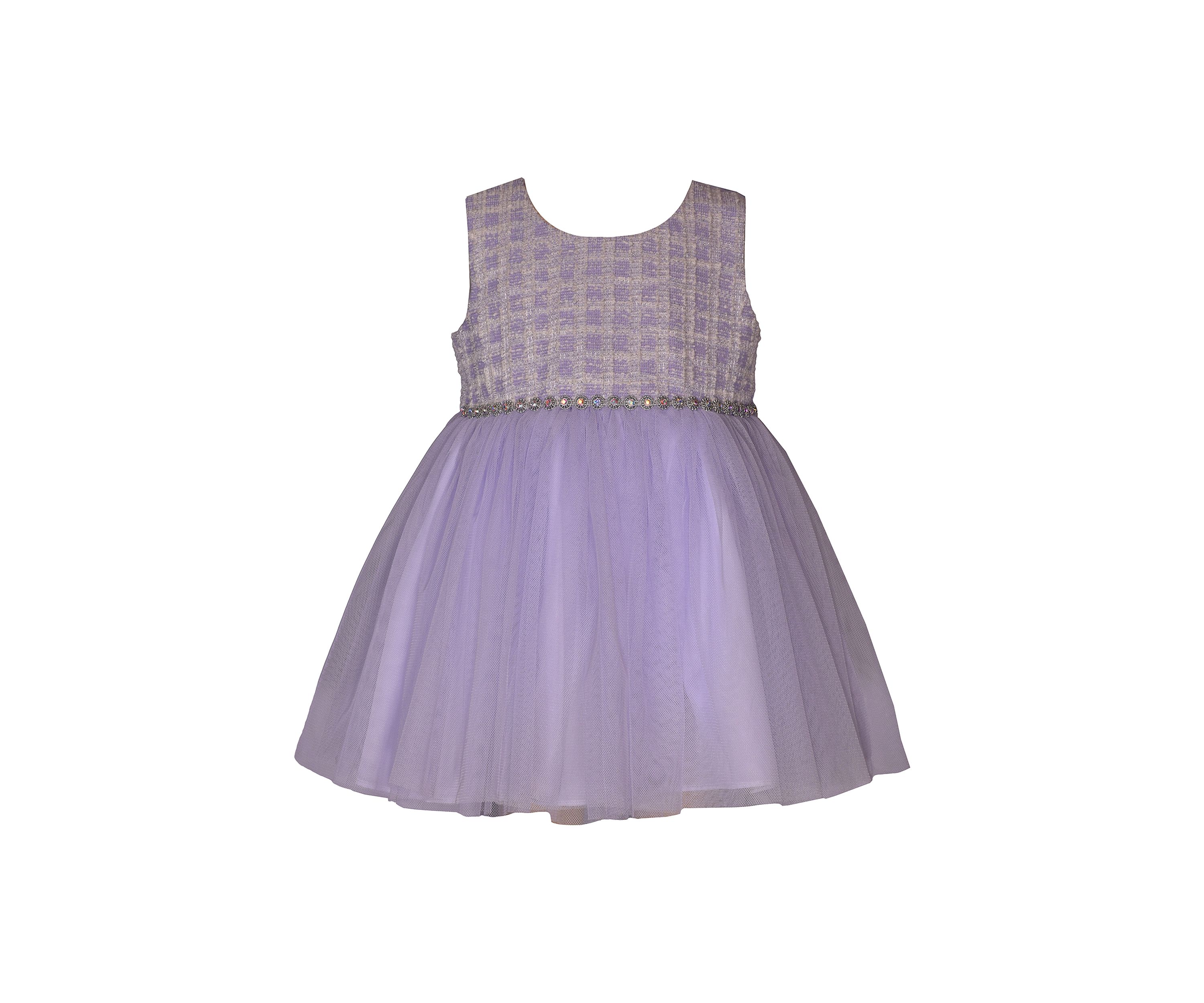 Baby Girls Bouclé Coat and Dress Set