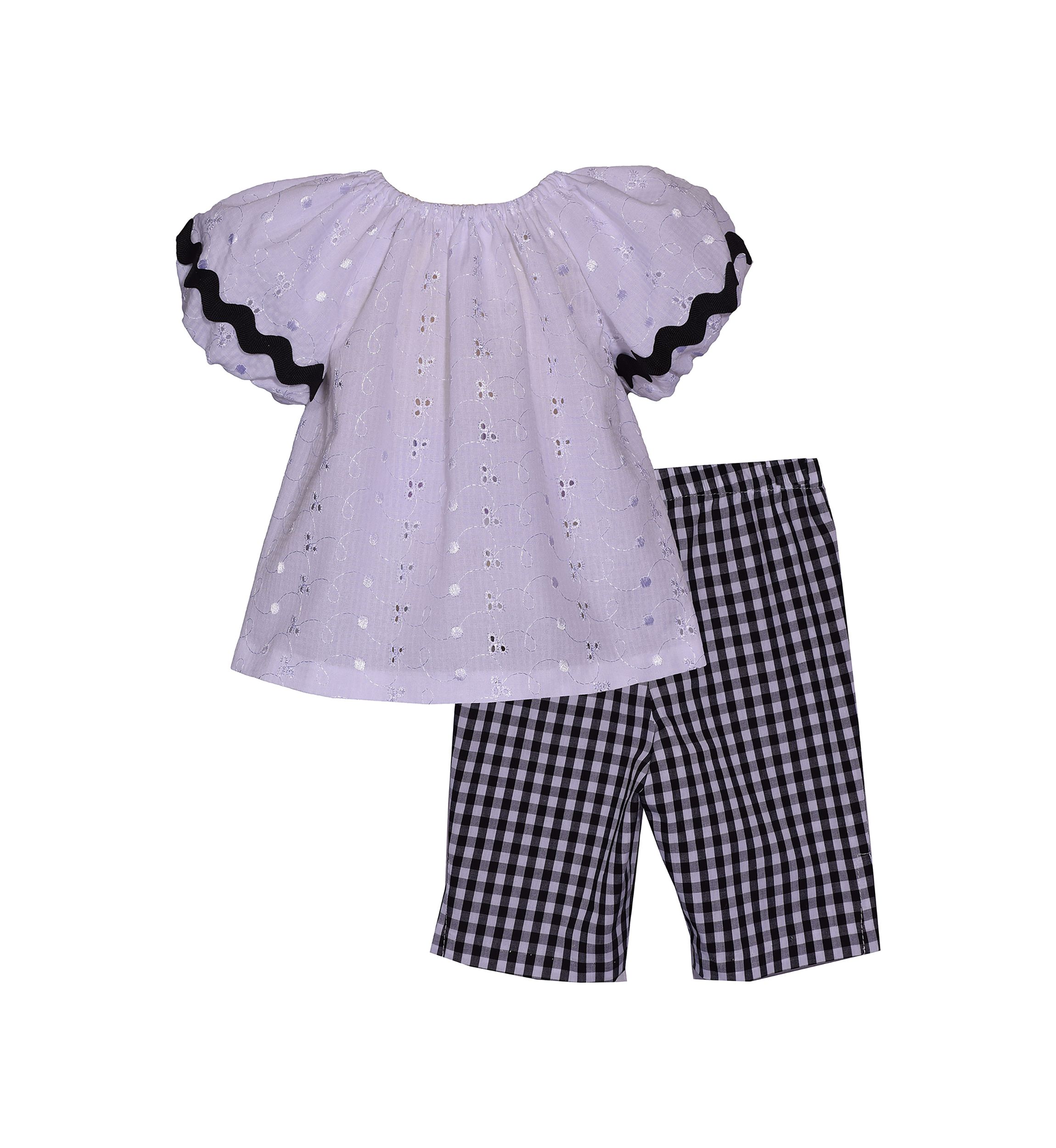 Baby Girls Gingham Bunny Set