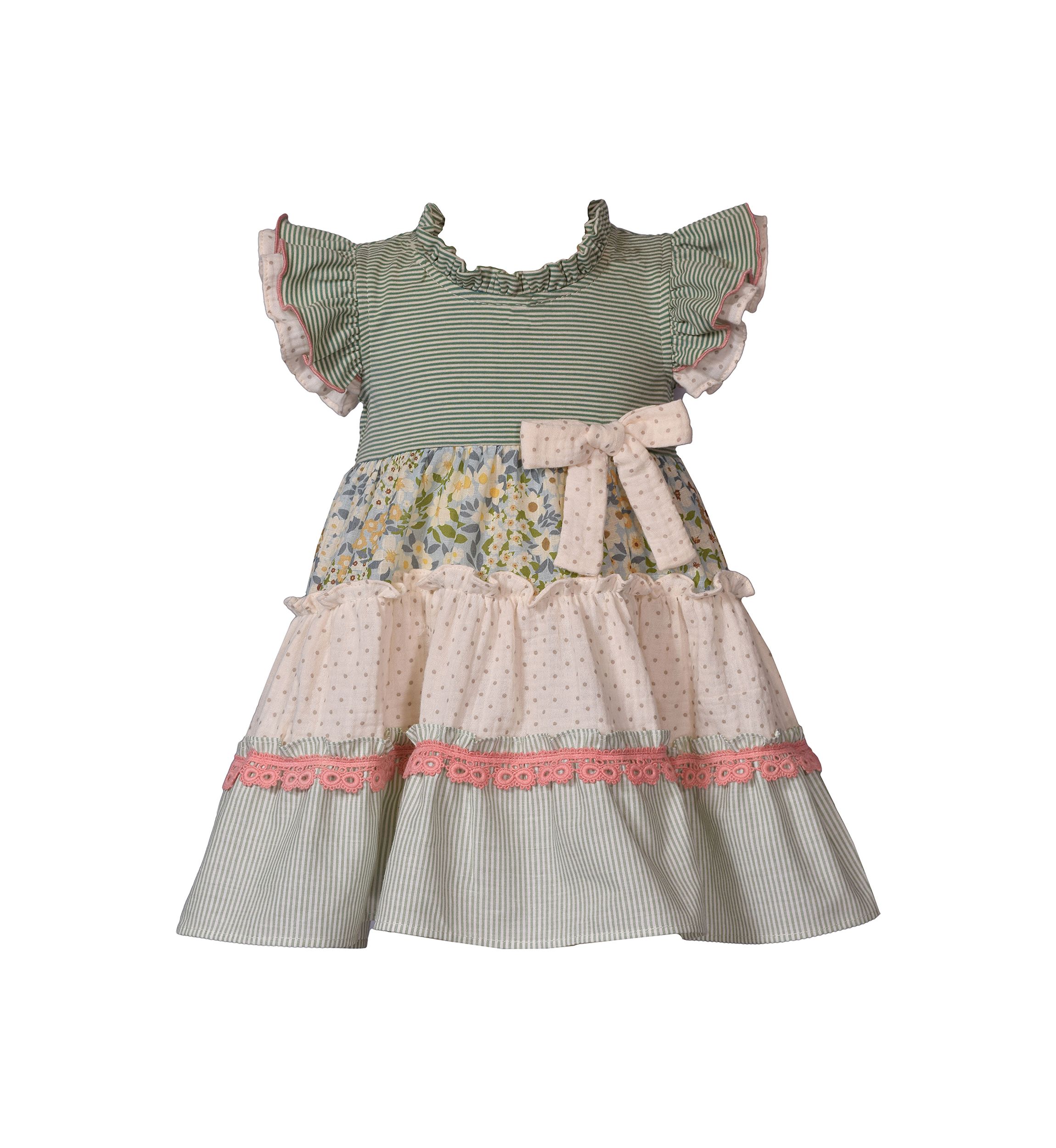 Baby Girls Mixed Printed Dress