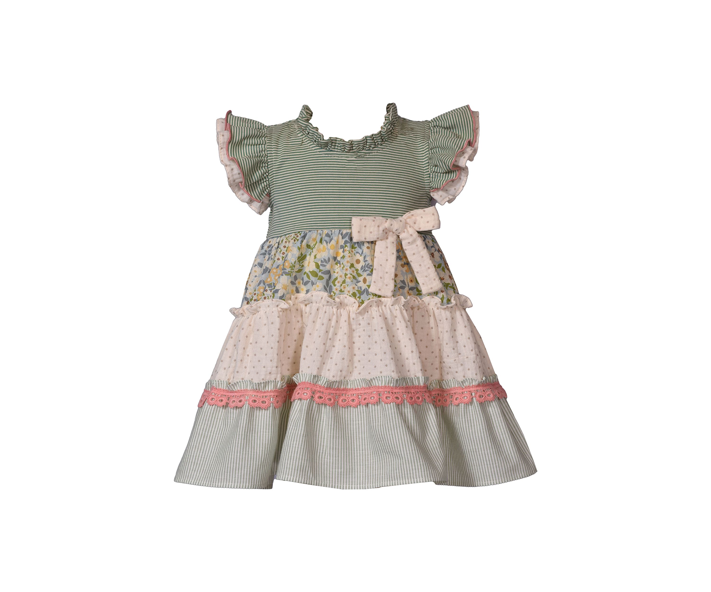 Baby Girls Mixed Printed Dress