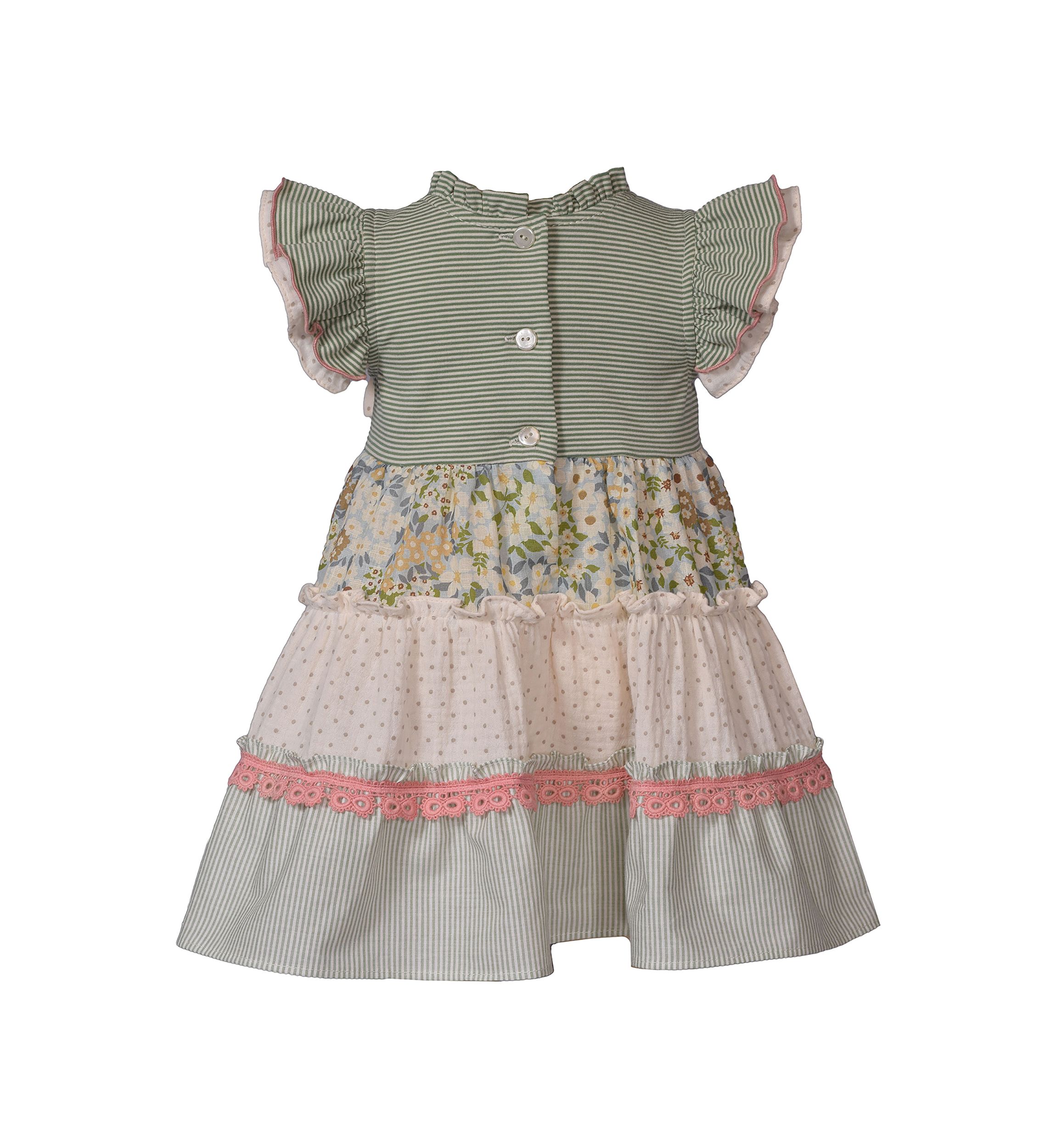Baby Girls Mixed Printed Dress