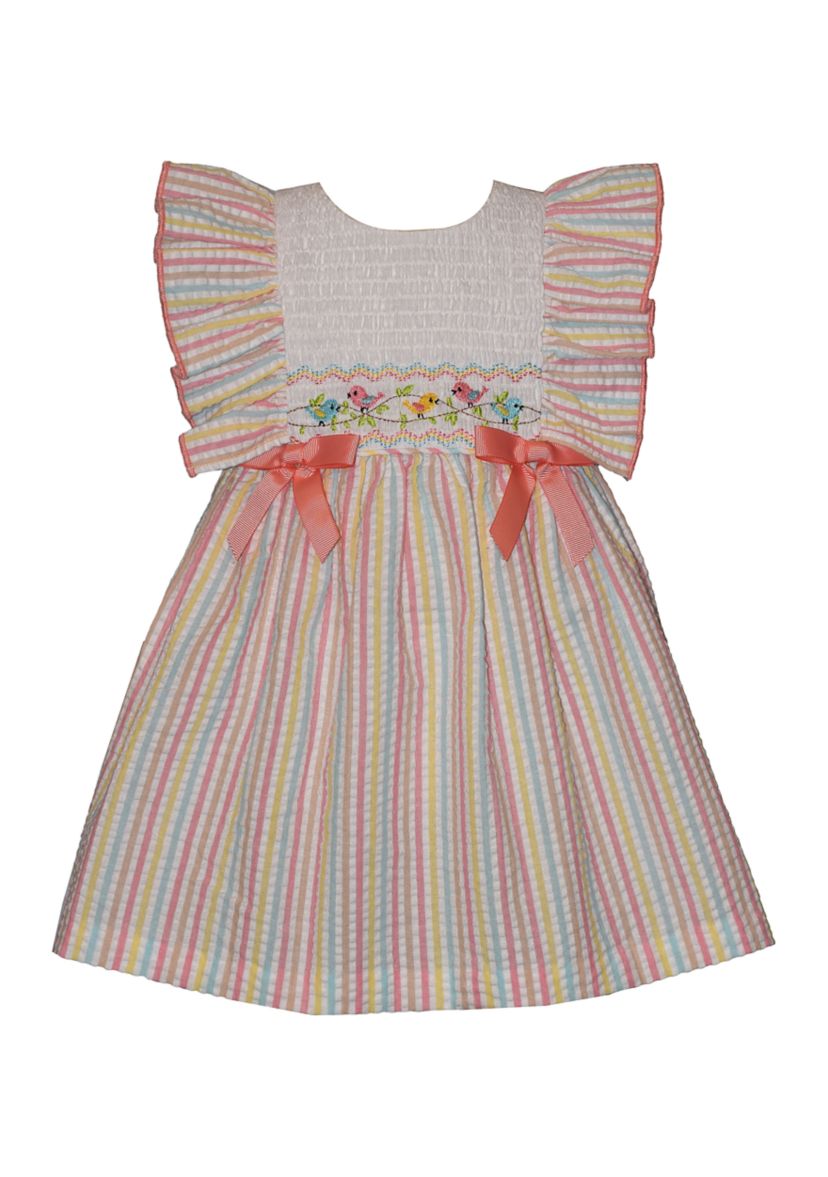 bonnie jean metallic rainbow dress Amazon.com: Bonnie Jean Baby Girl's Easter Dress