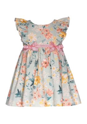 Bonnie Jean Toddler Girls Floral Printed Dress with Bows belk