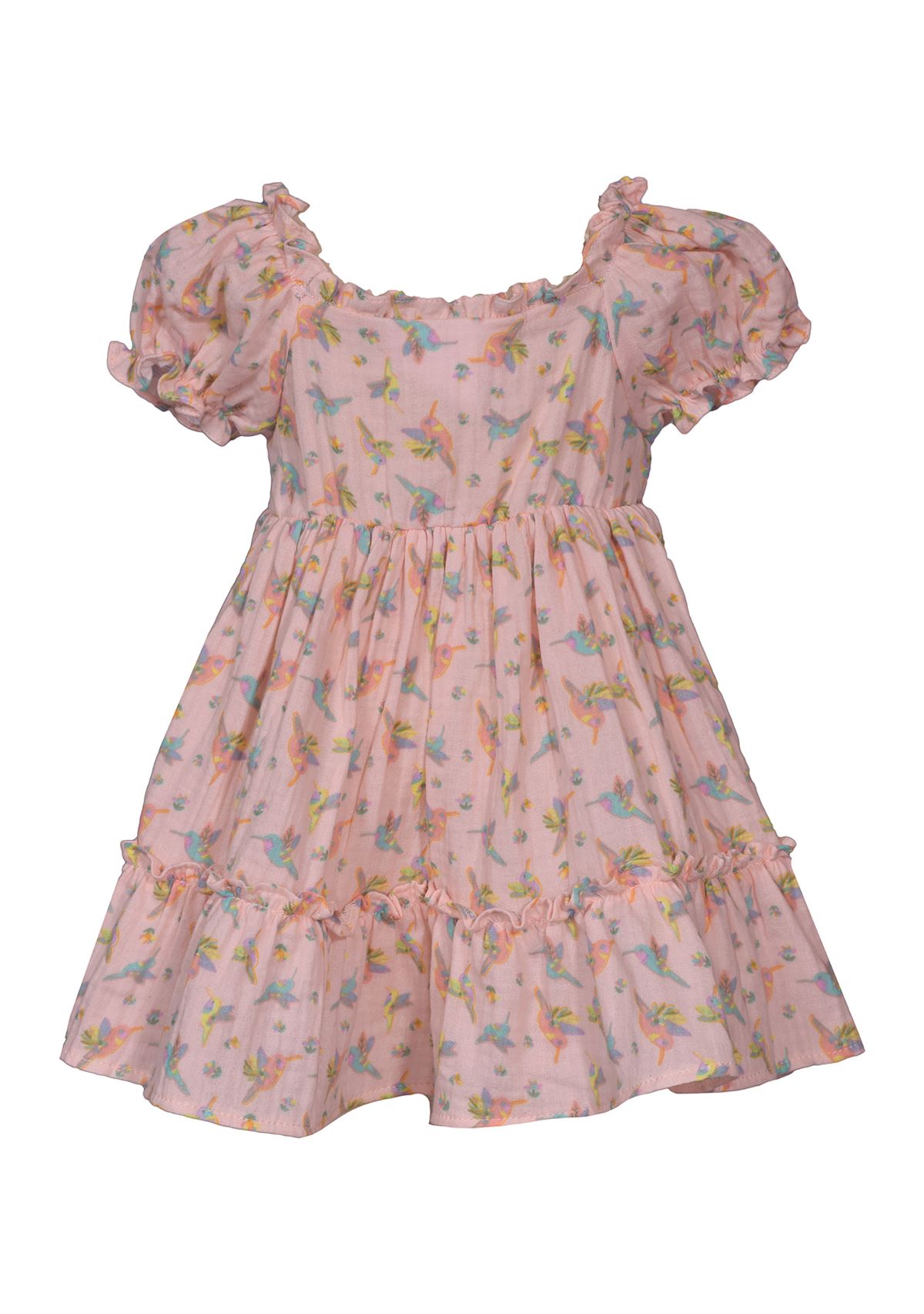 Toddler Girls Hummingbird Printed Dress