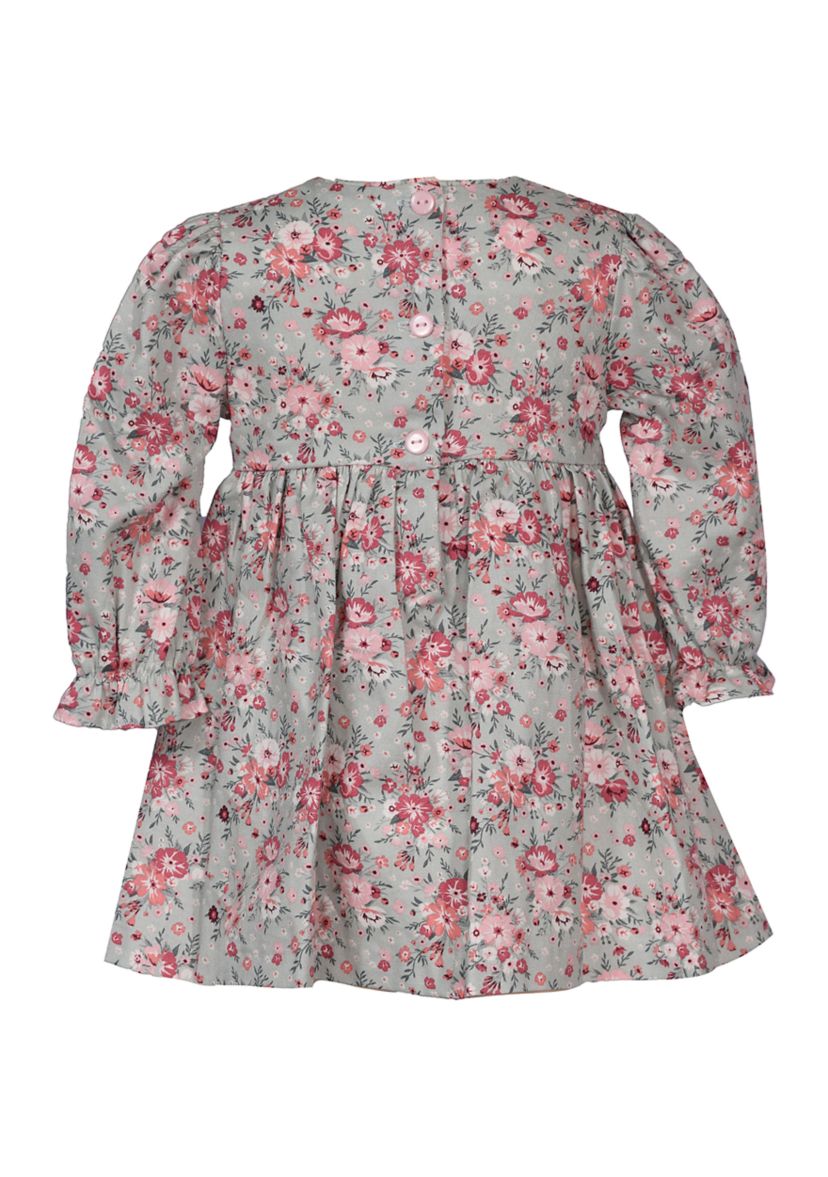 Toddler Girls Printed Smocked Dress