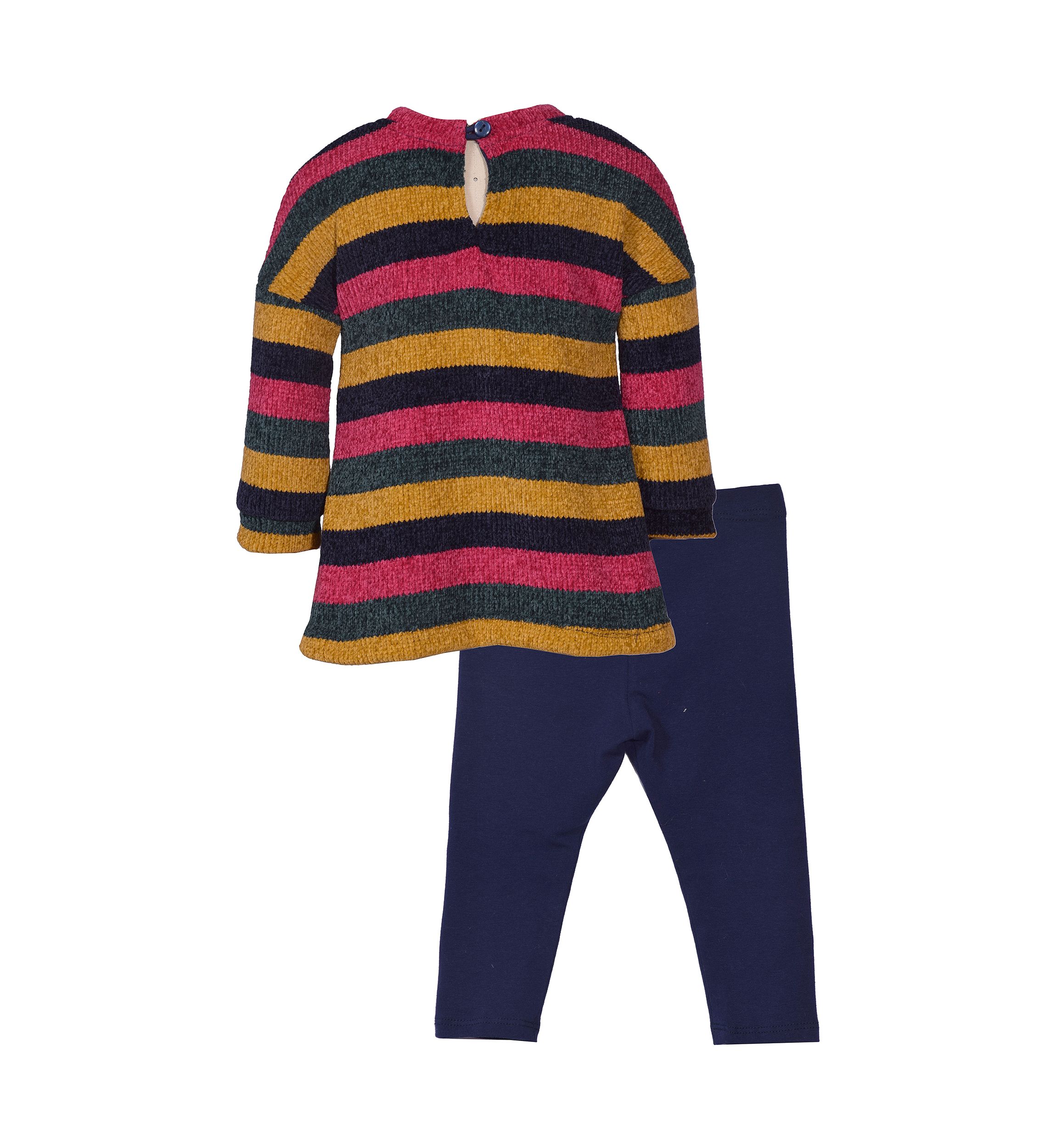 Toddler Girls Chenille Top and Leggings Set