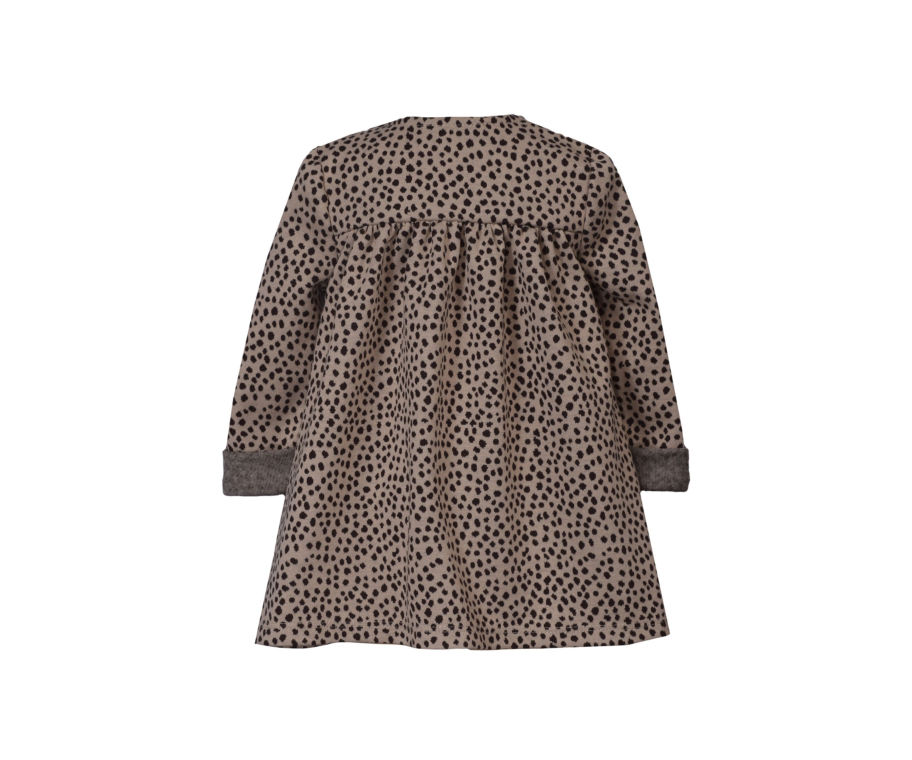Toddler Girls Long Sleeve Animal Print Dress