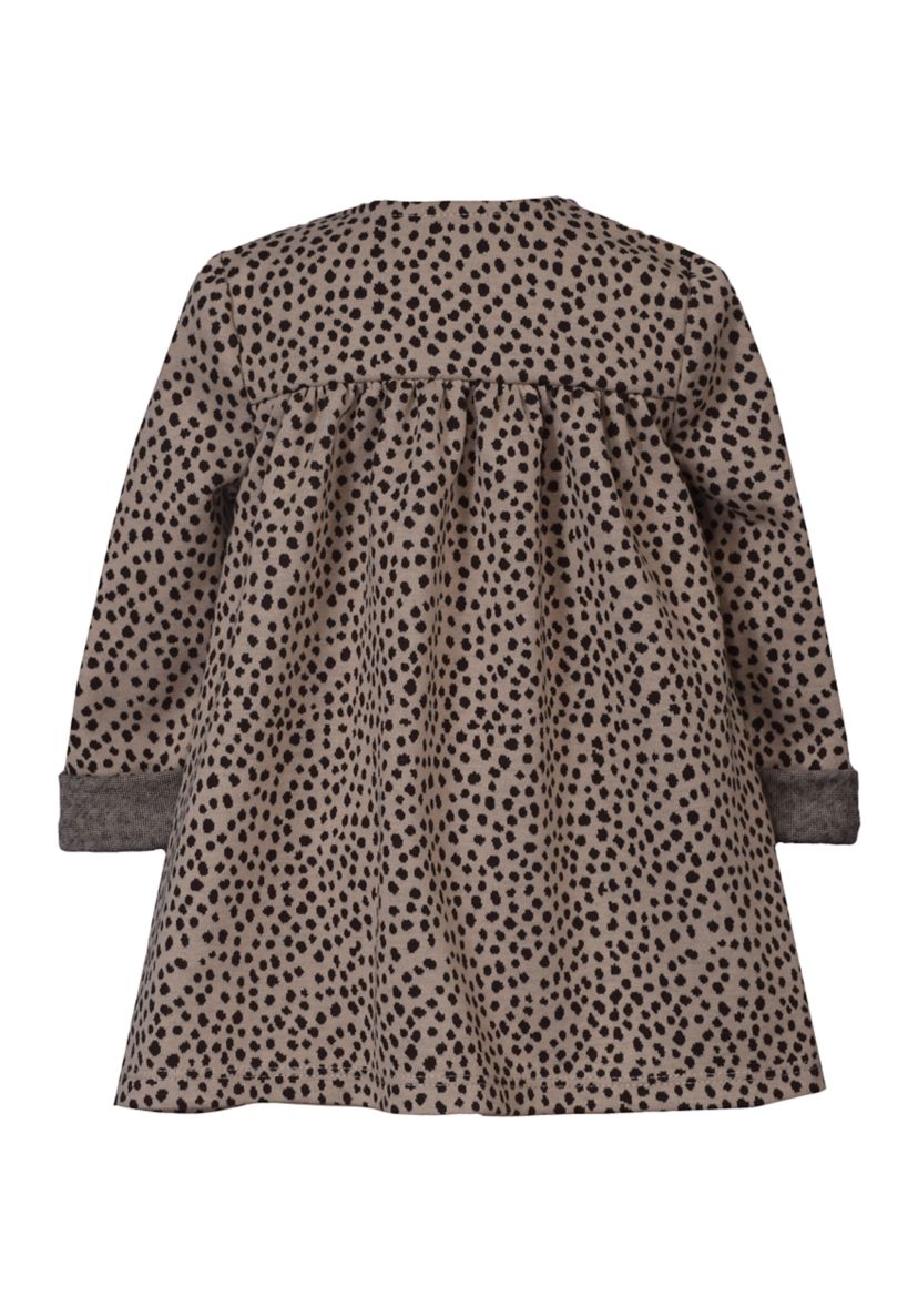 Toddler Girls Long Sleeve Animal Print Dress