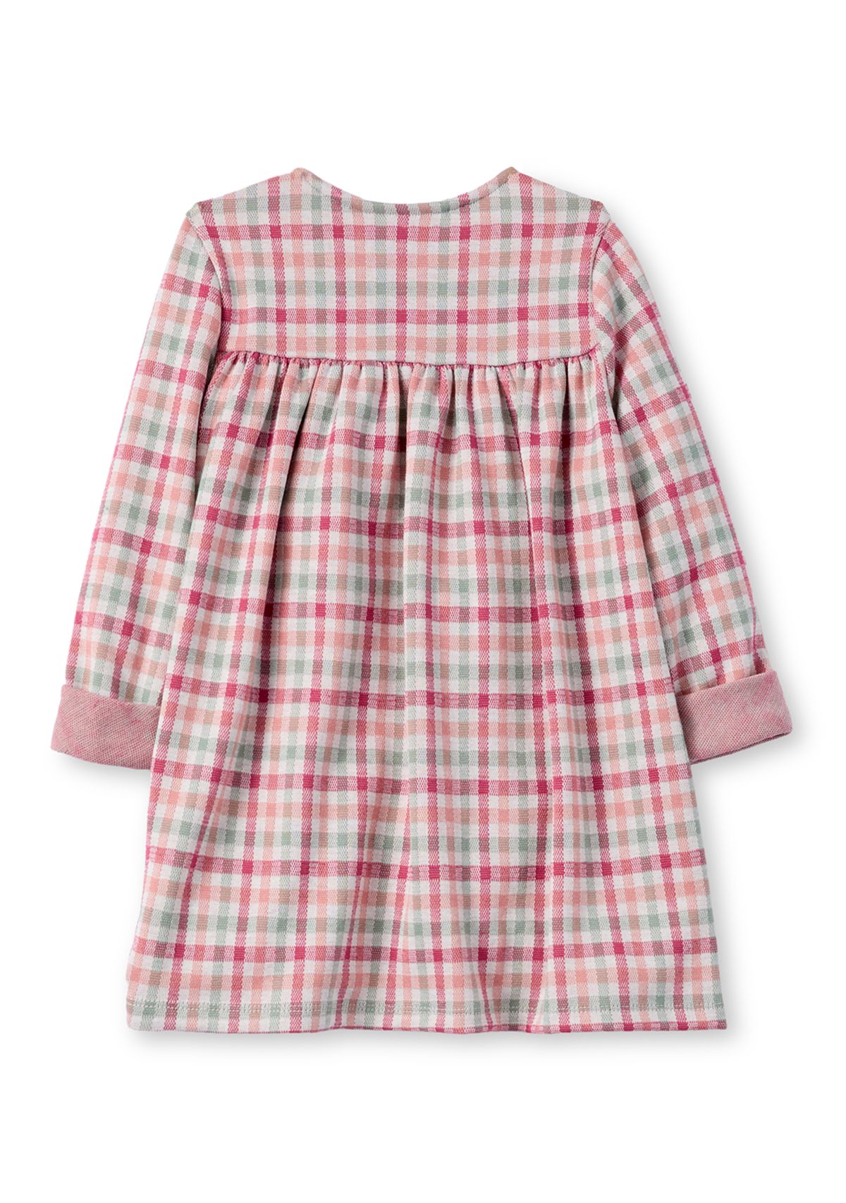 Toddler Girls Long Sleeve Plaid Dress