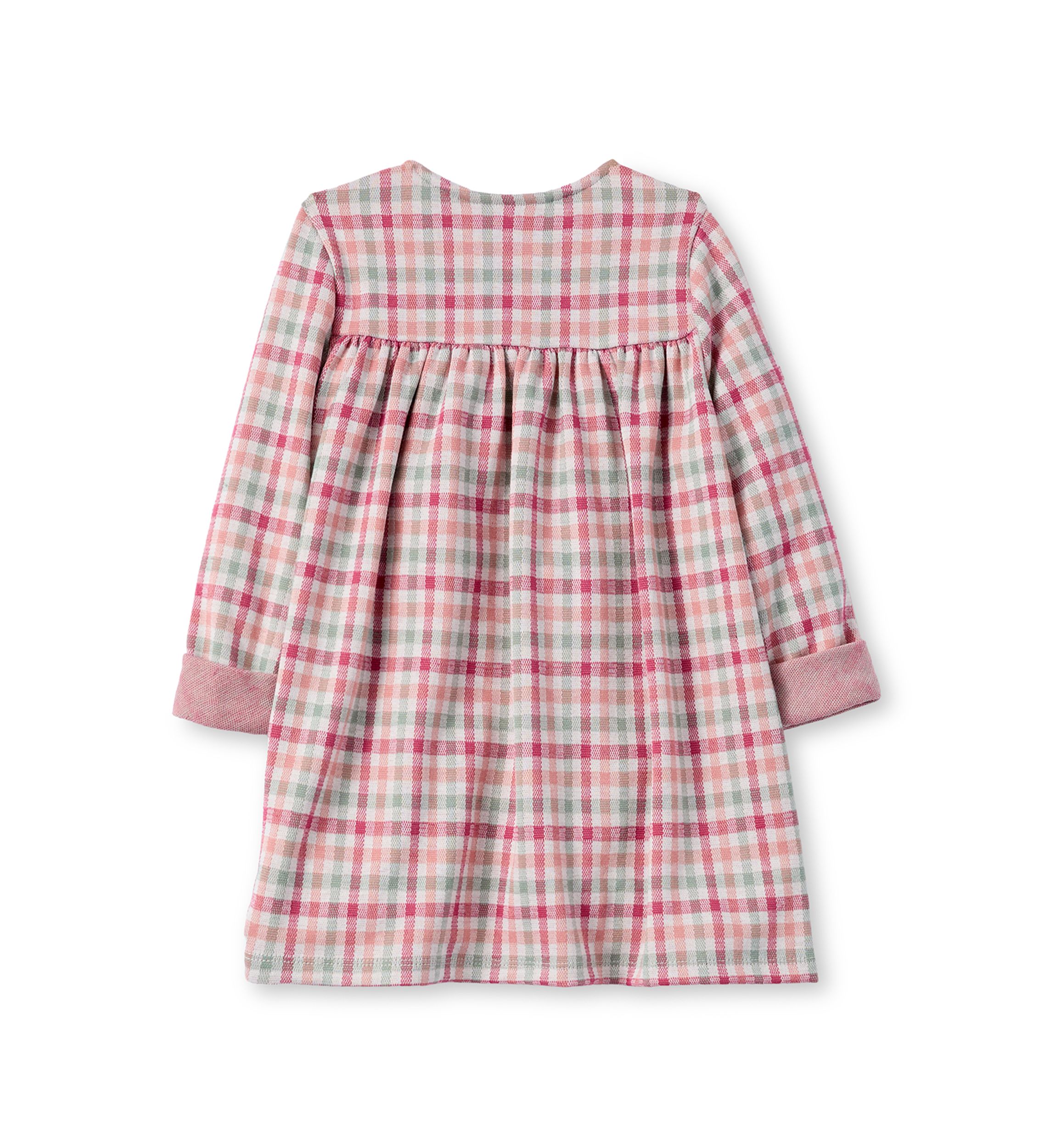 Toddler Girls Long Sleeve Plaid Dress
