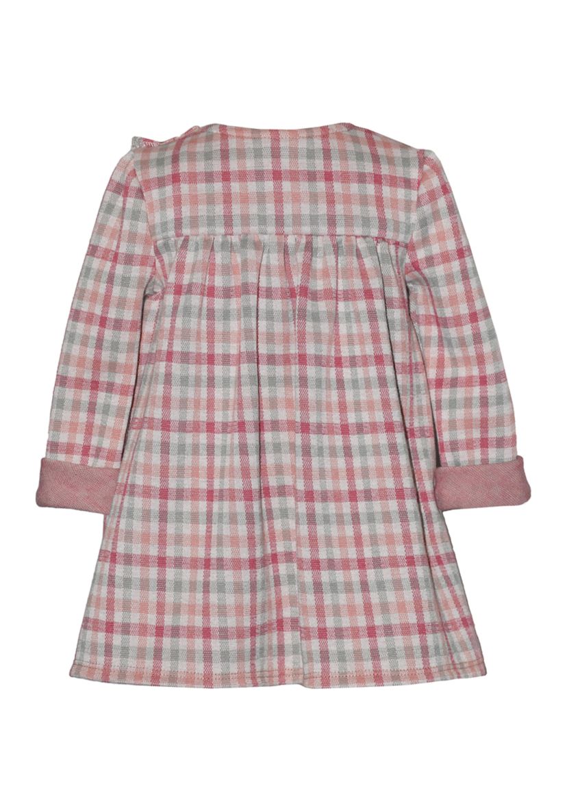 Toddler Girls Long Sleeve Plaid Dress